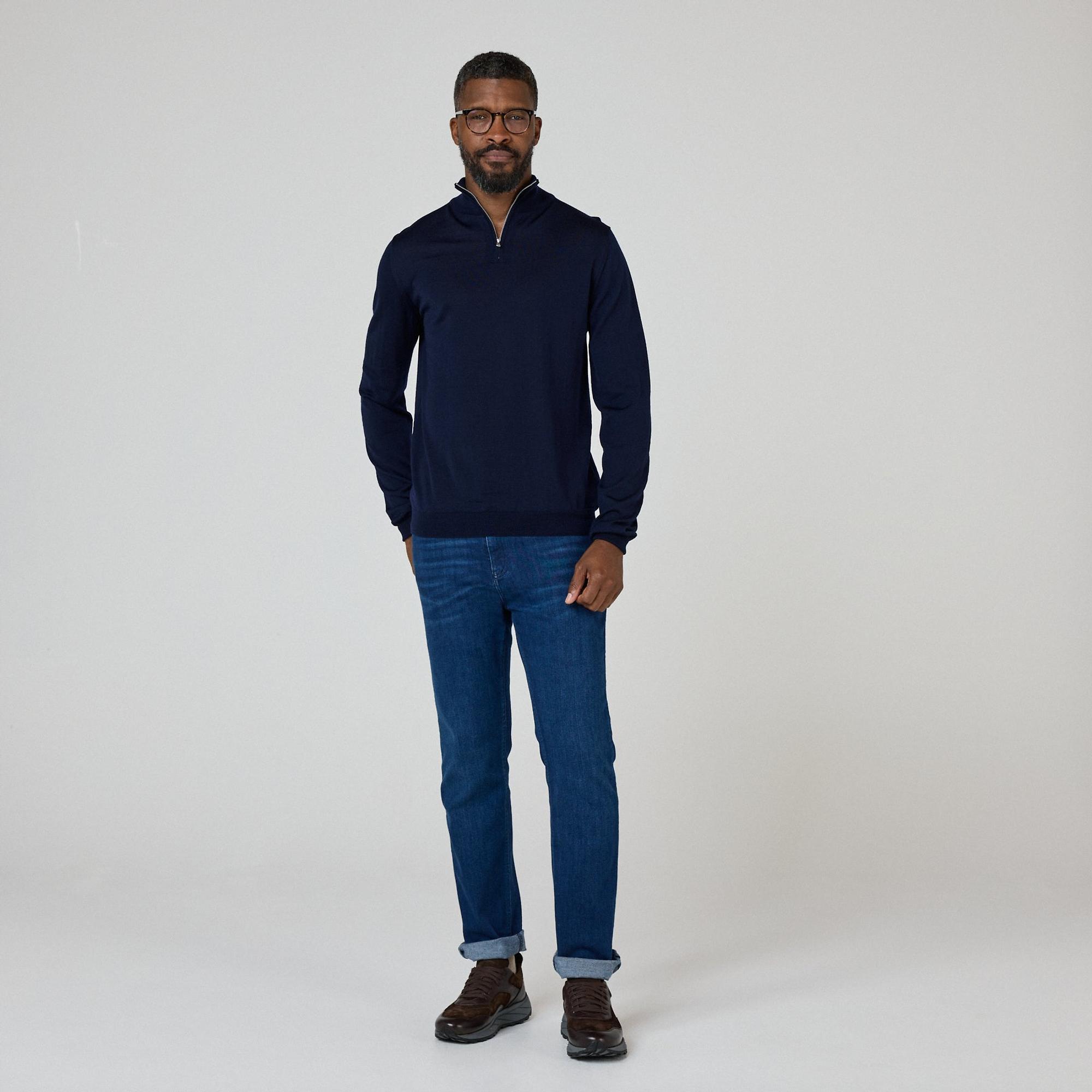 Product image 5 of 9 of Oliver Sweeney Men's Curragh Jumper - Navy