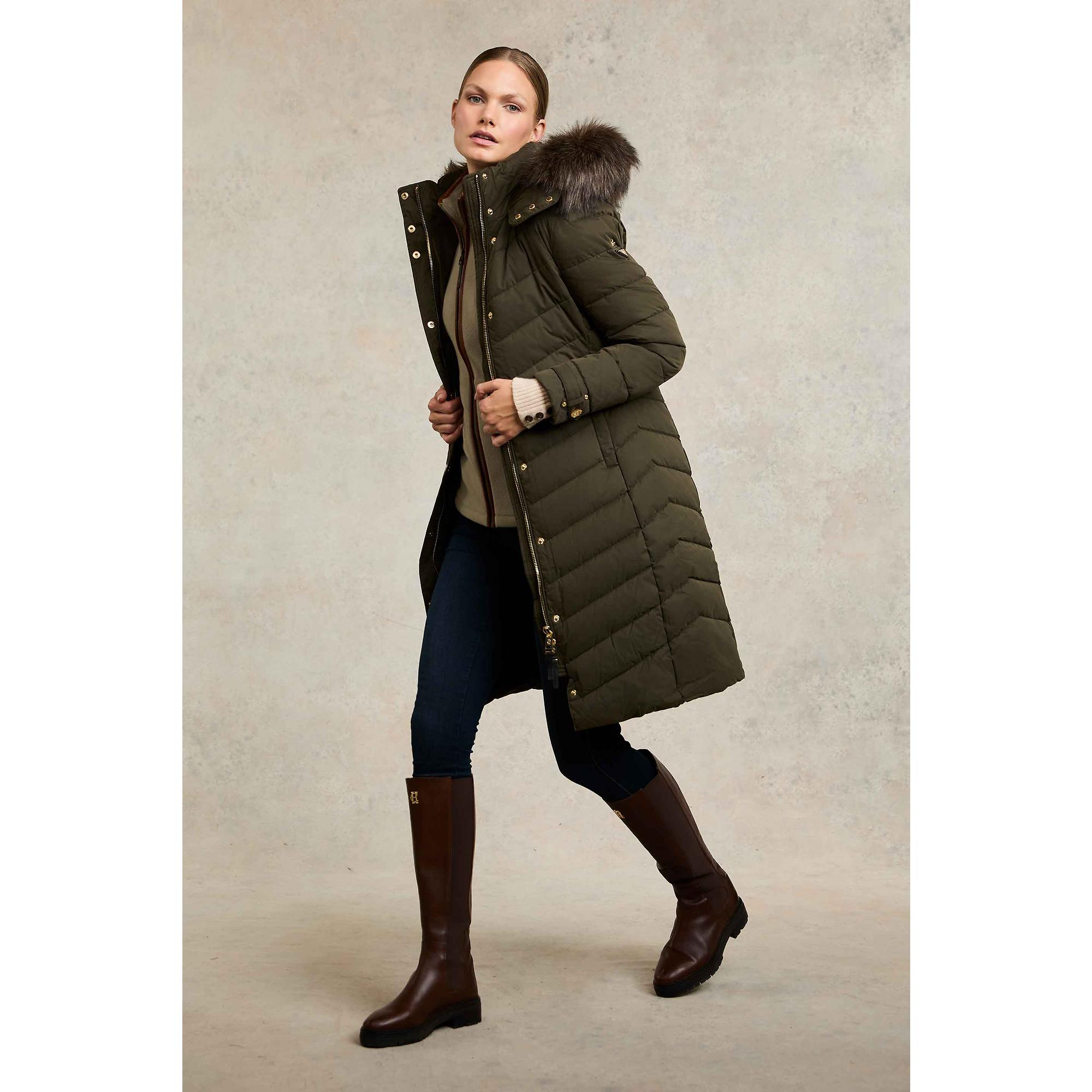 Product image 4 of 9 of Holland Cooper Women's Chamonix Coat - Khaki