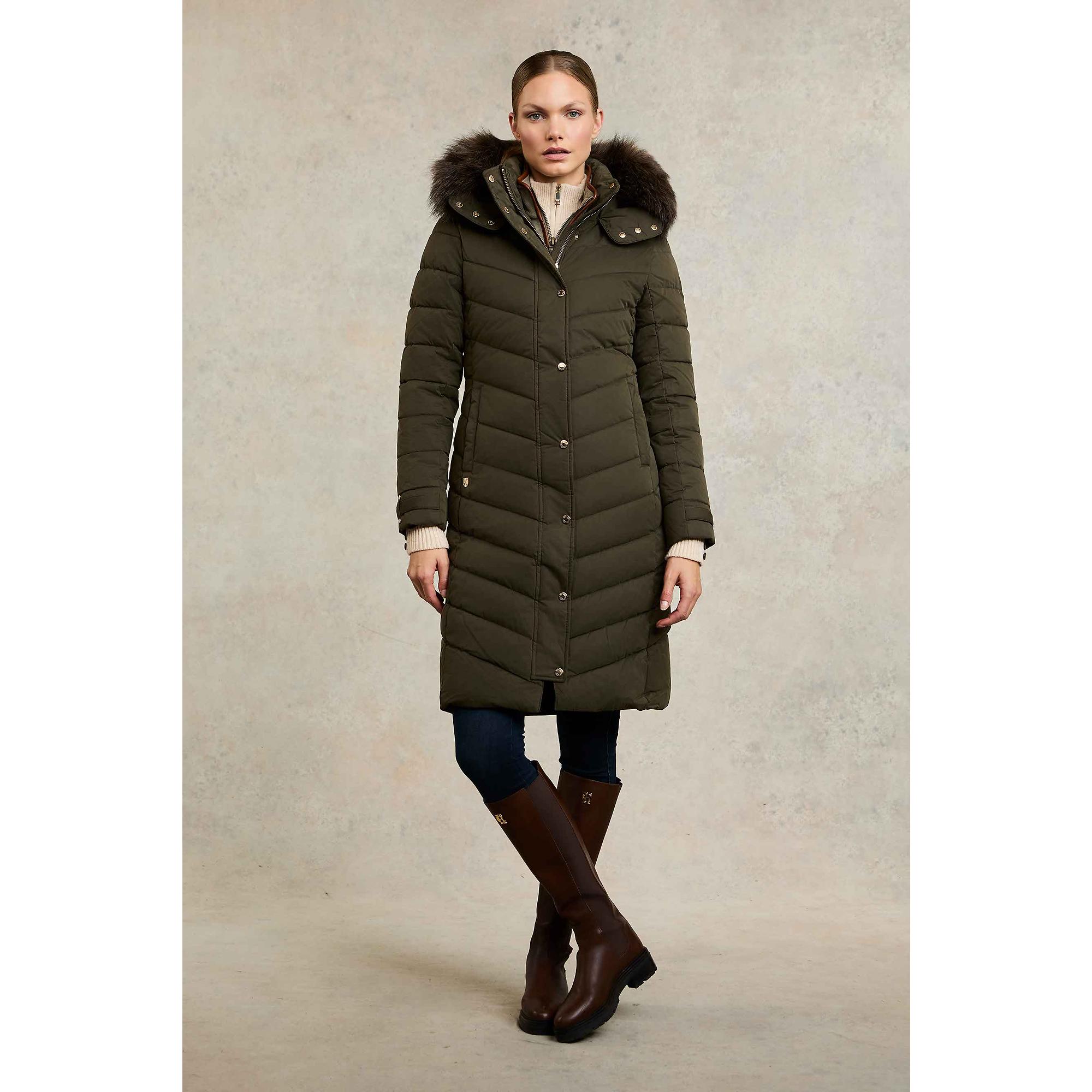 Product image 3 of 9 of Holland Cooper Women's Chamonix Coat - Khaki