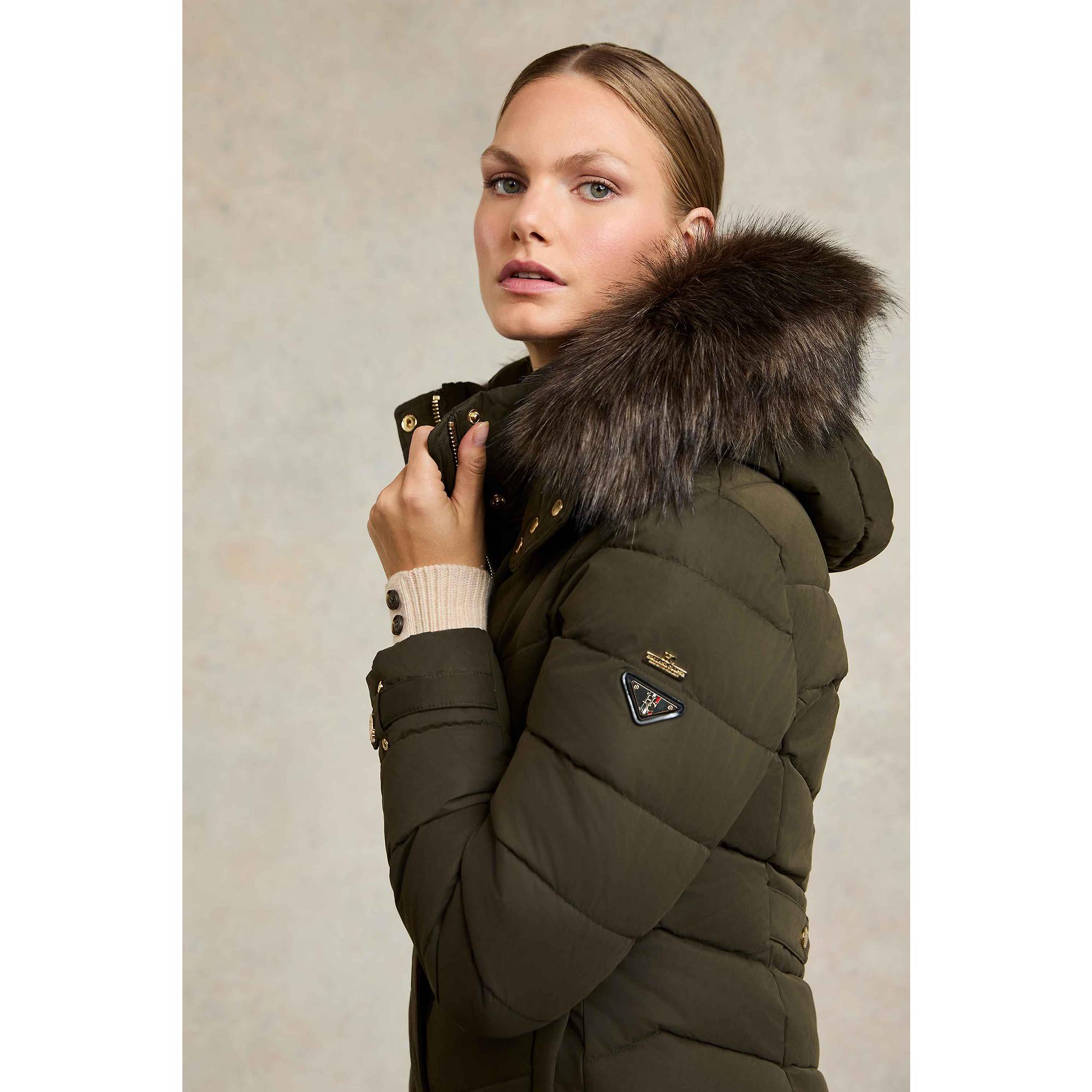 Product image 8 of 9 of Holland Cooper Women's Chamonix Coat - Khaki