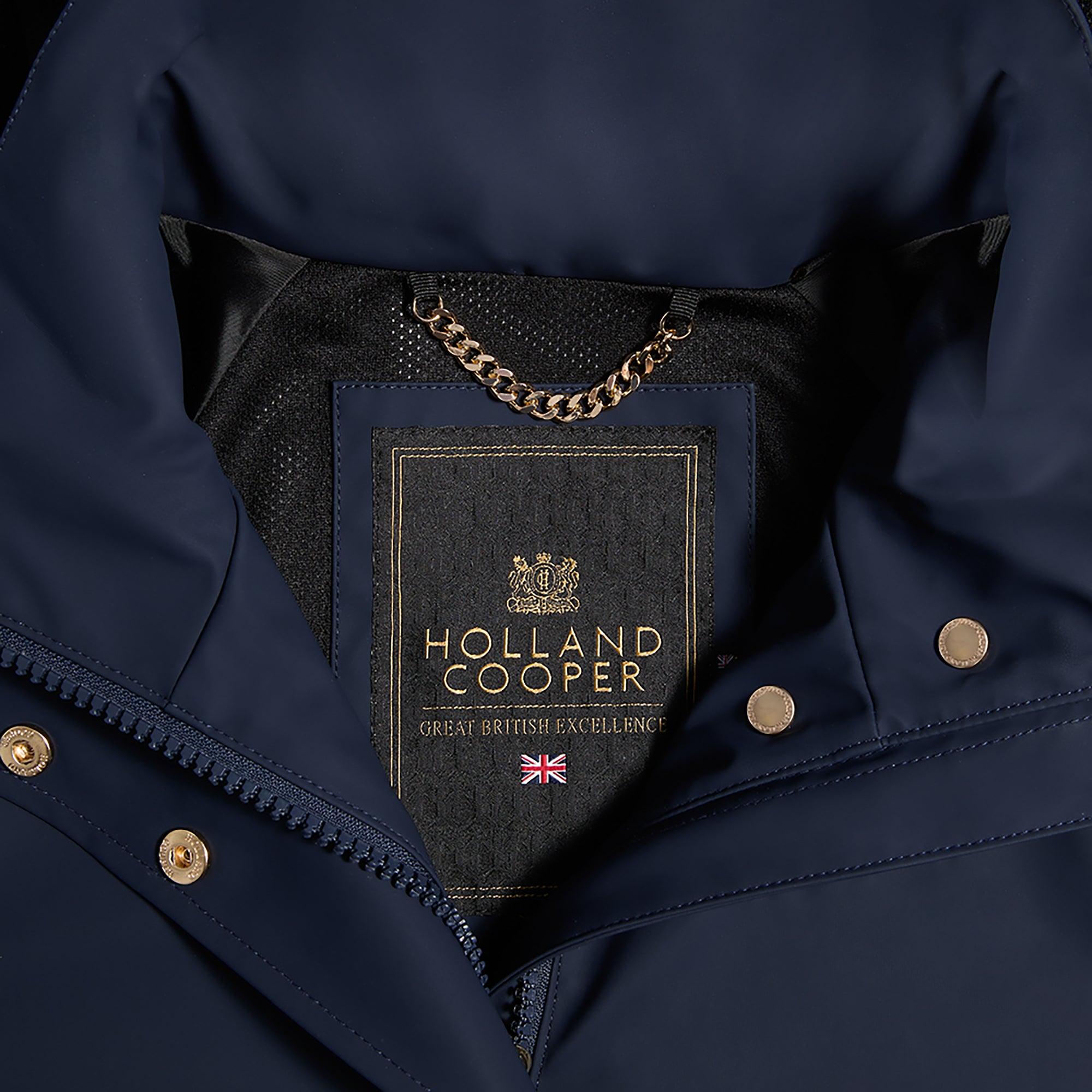 Product image 8 of 10 of Holland Cooper Women's Chartwell Rain Parka - Ink Navy