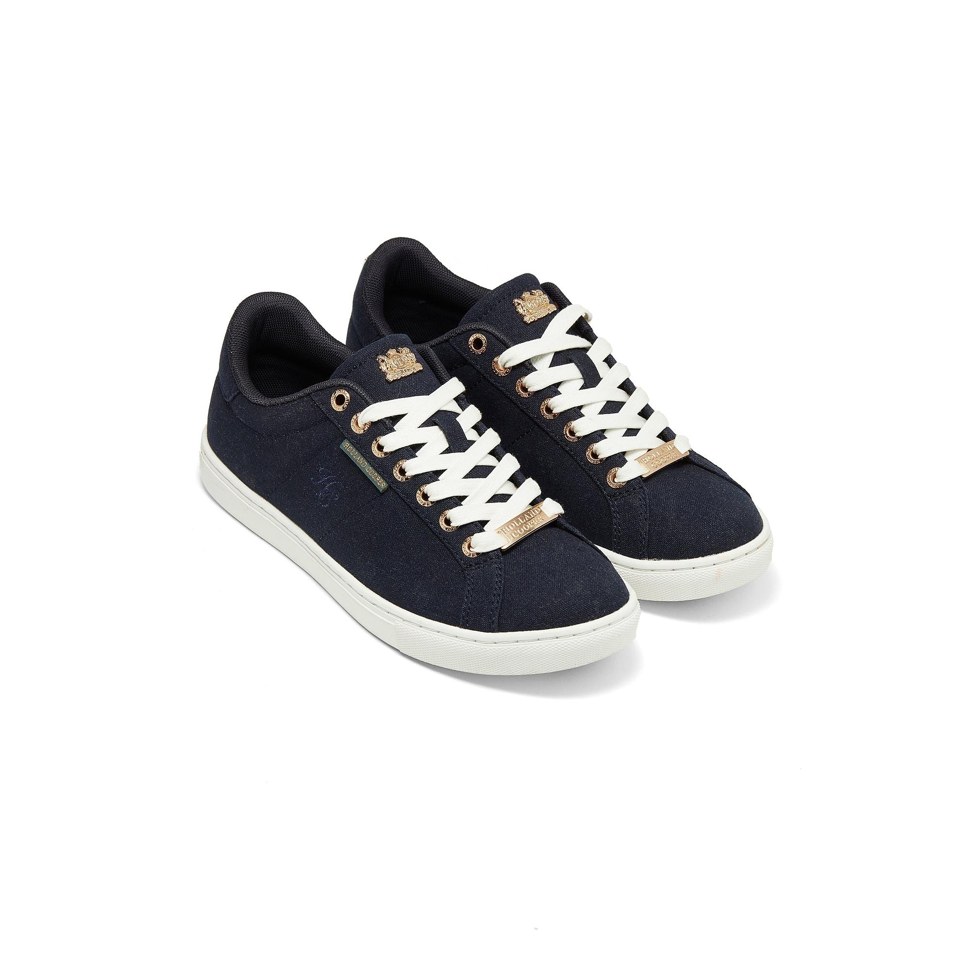 Product image 5 of 12 of Holland Cooper Women's Chelsea Court Trainers - Ink Navy