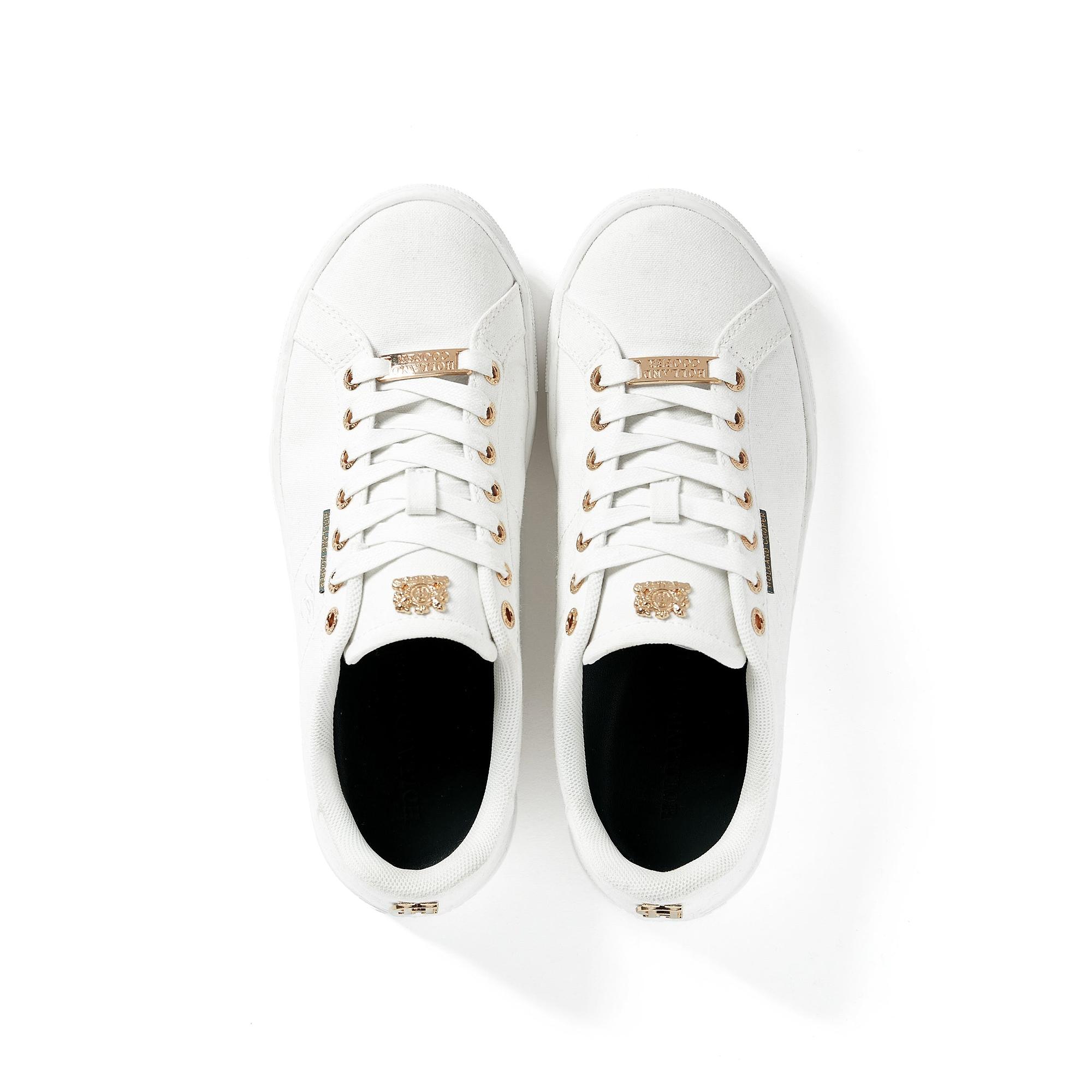 Product image 9 of 12 of Holland Cooper Women's Chelsea Court Trainers - White