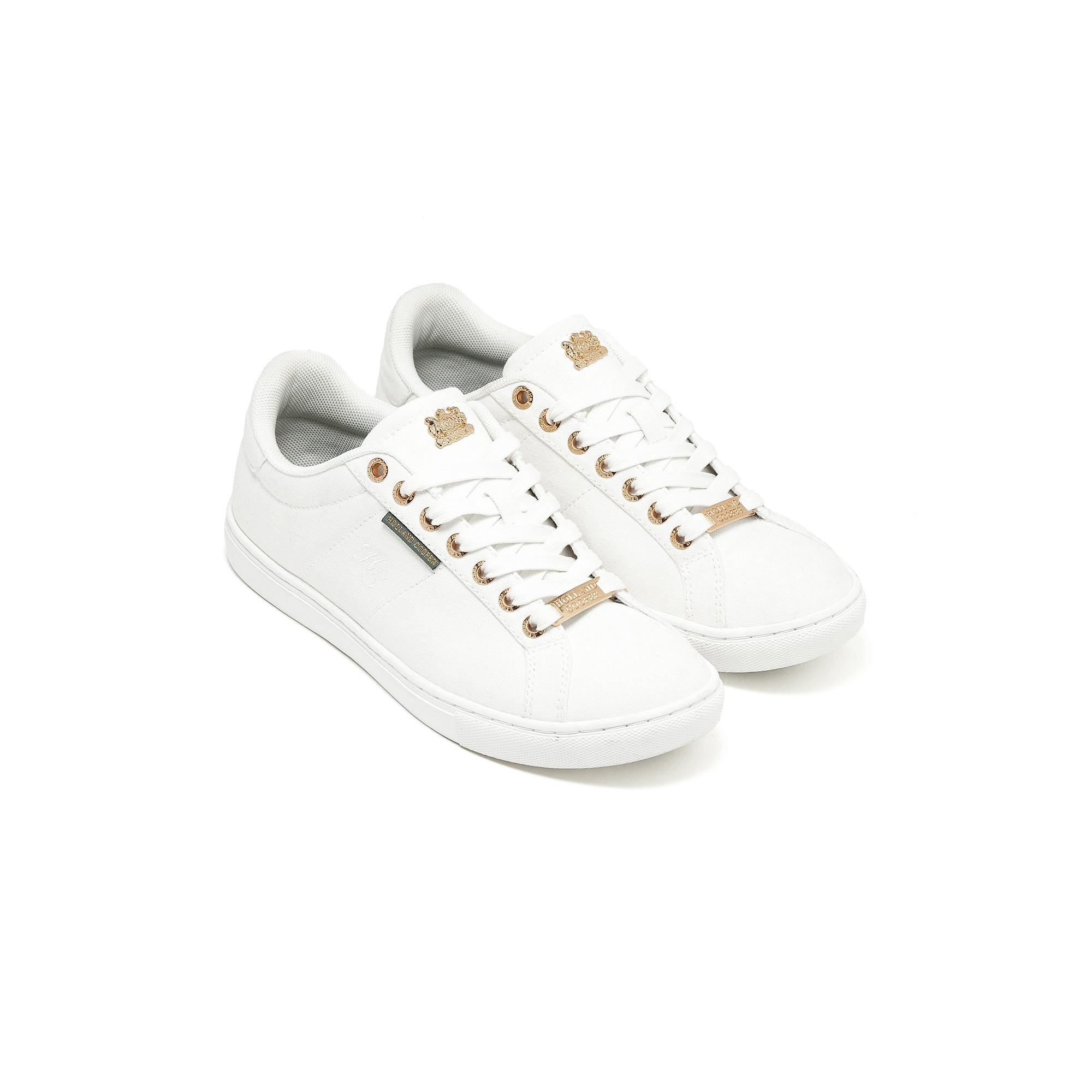 Product image 5 of 12 of Holland Cooper Women's Chelsea Court Trainers - White