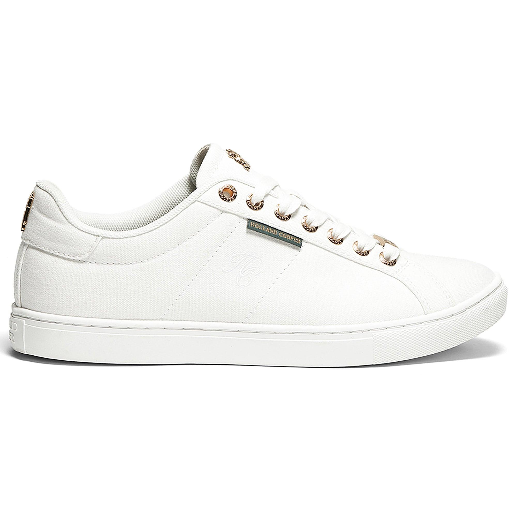 Product image 1 of 12 of Holland Cooper Women's Chelsea Court Trainers - White