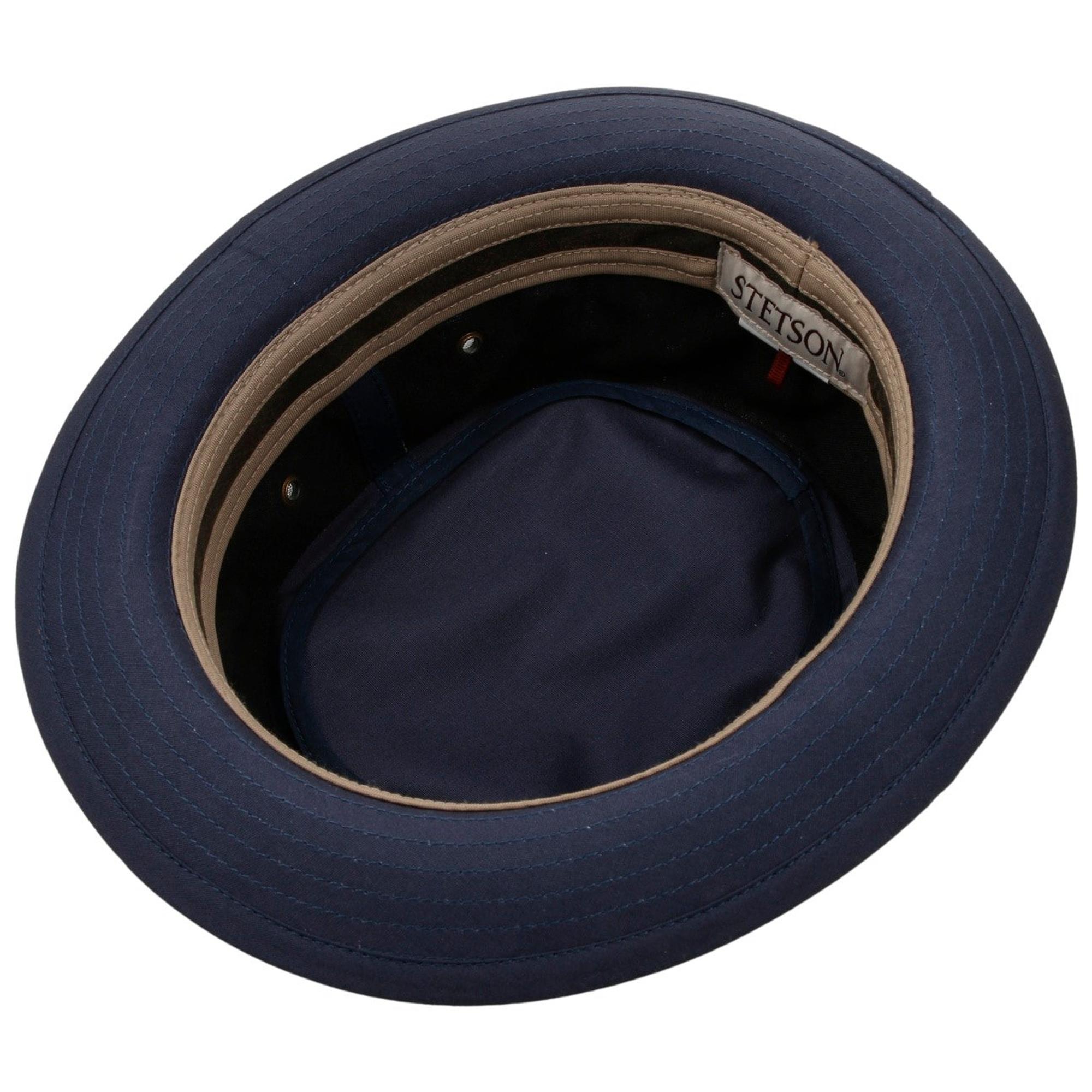 Product image 3 of 5 of Stetson Classic Band Pork Pie Cloth Hat - Dark Navy