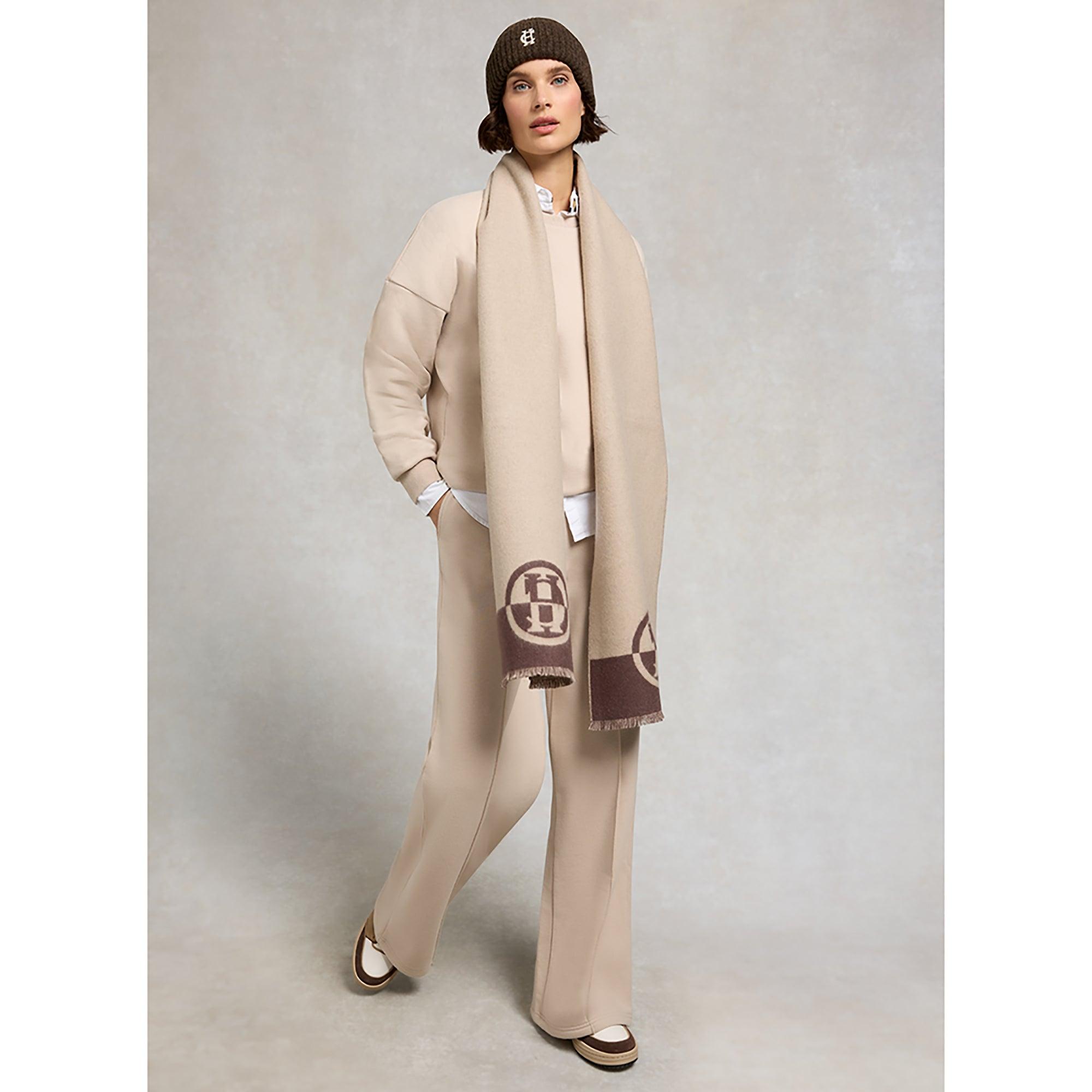 Product image 3 of 4 of Holland Cooper Classic Embroidered Beanie - Chocolate