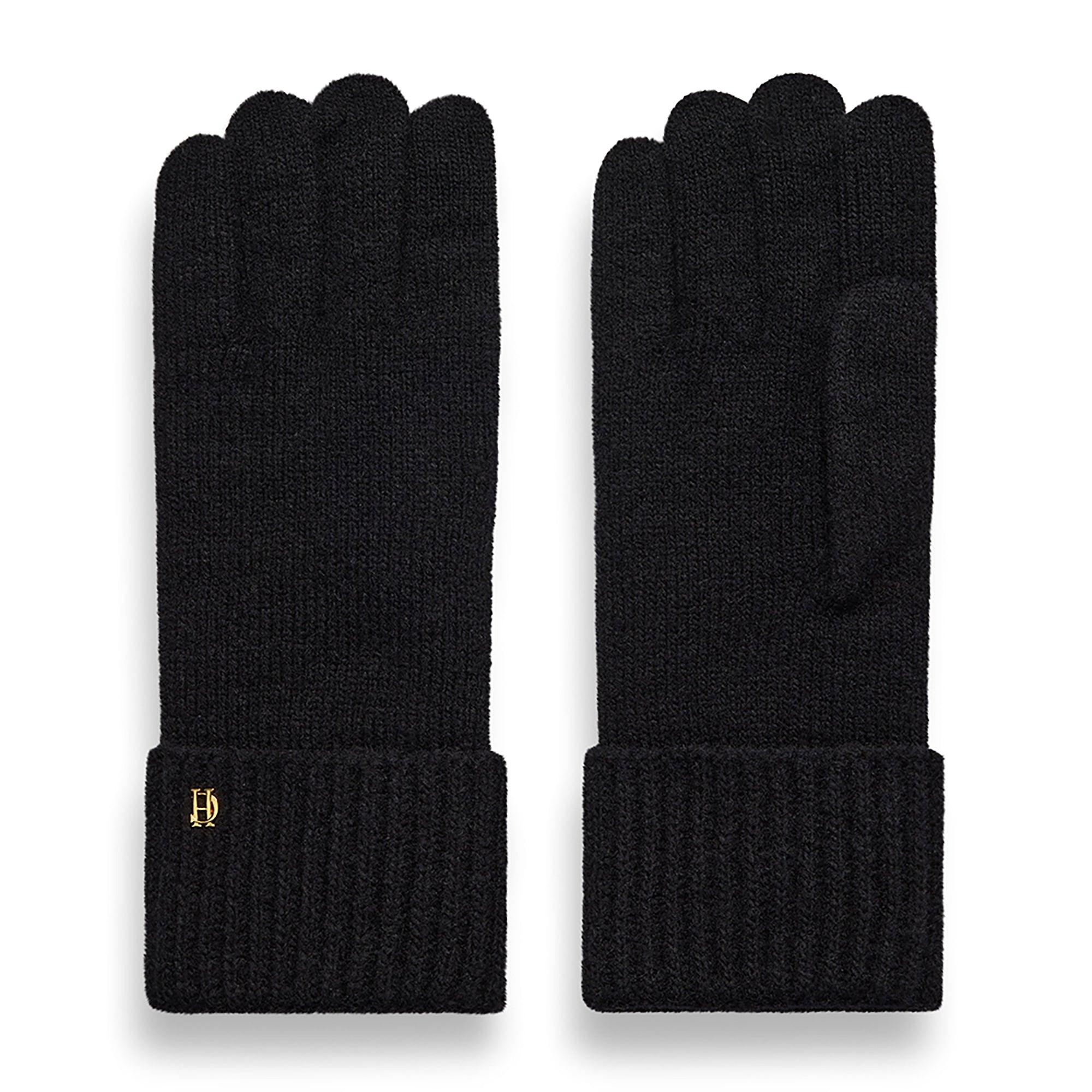 Product image 1 of 5 of Holland Cooper Women's Classic Logo Gloves - Black