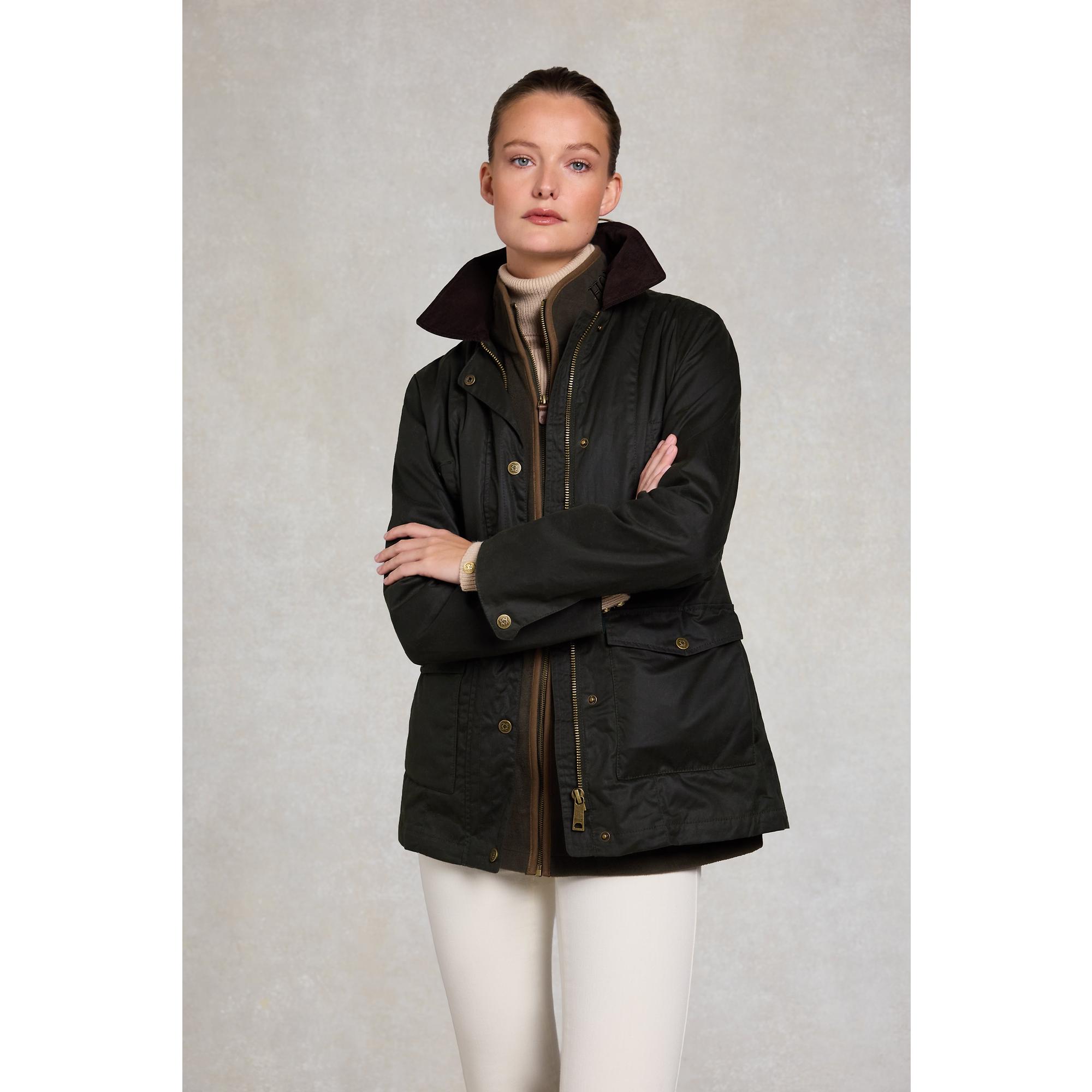 Product image 4 of 11 of Holland Cooper Women's Classic Waxed Jacket - Dark Olive