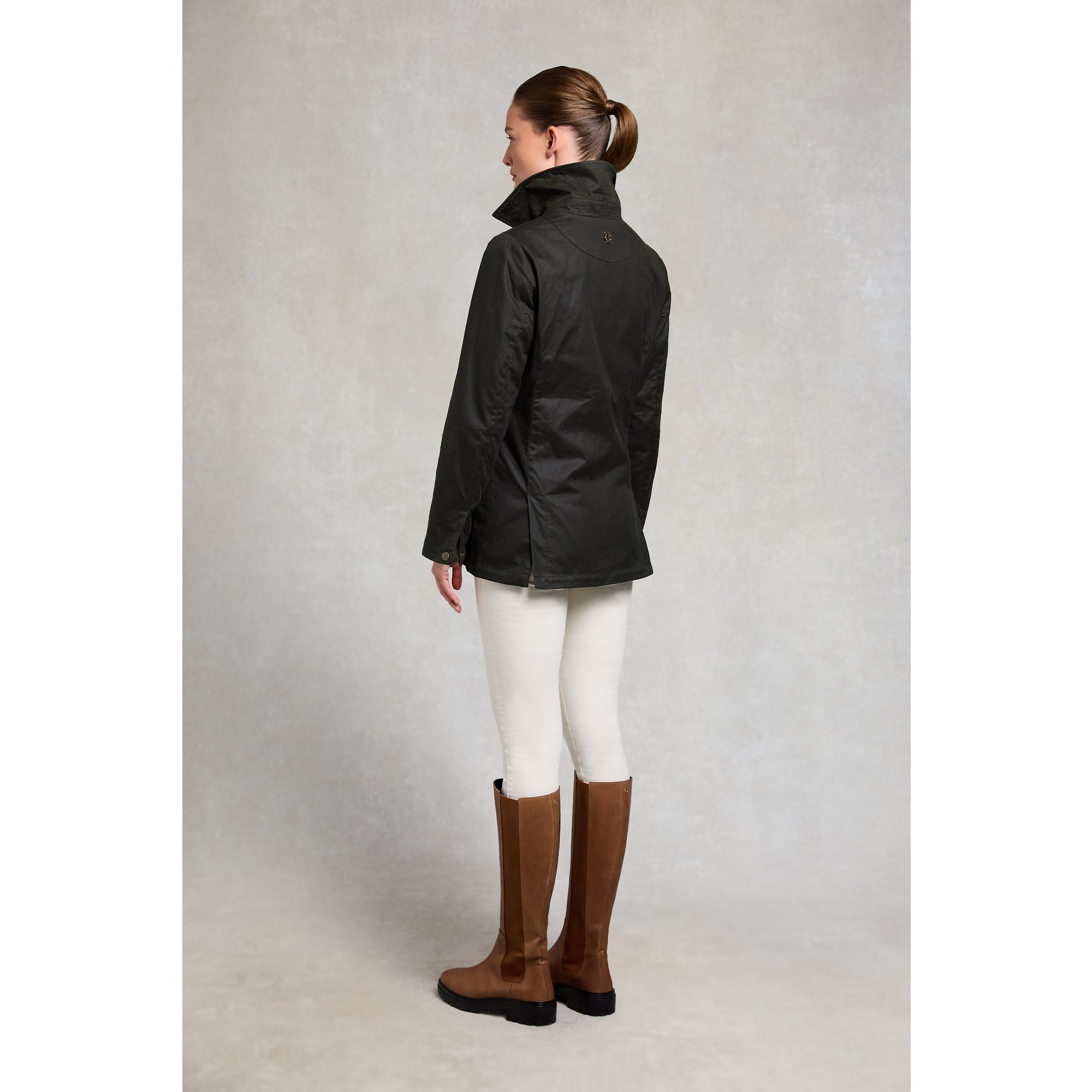 Product image 6 of 11 of Holland Cooper Women's Classic Waxed Jacket - Dark Olive