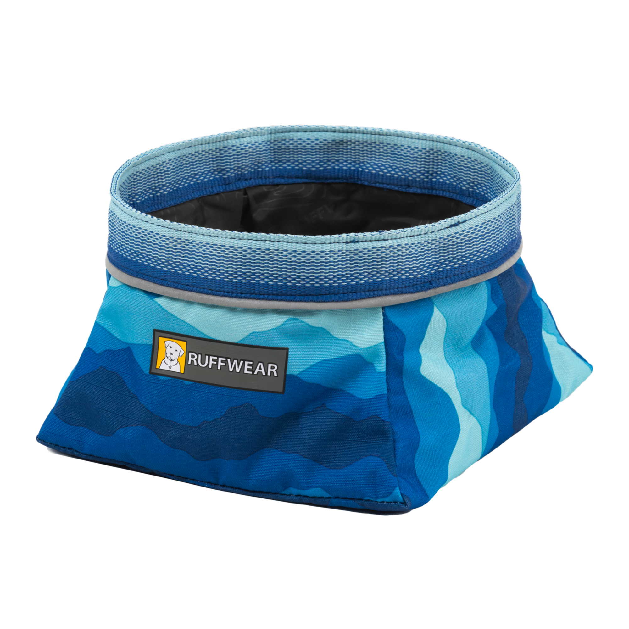 Product image 1 of 3 of RUFFWEAR Quencher Packable Dog Bowl - Coastal Mountains (Medium)