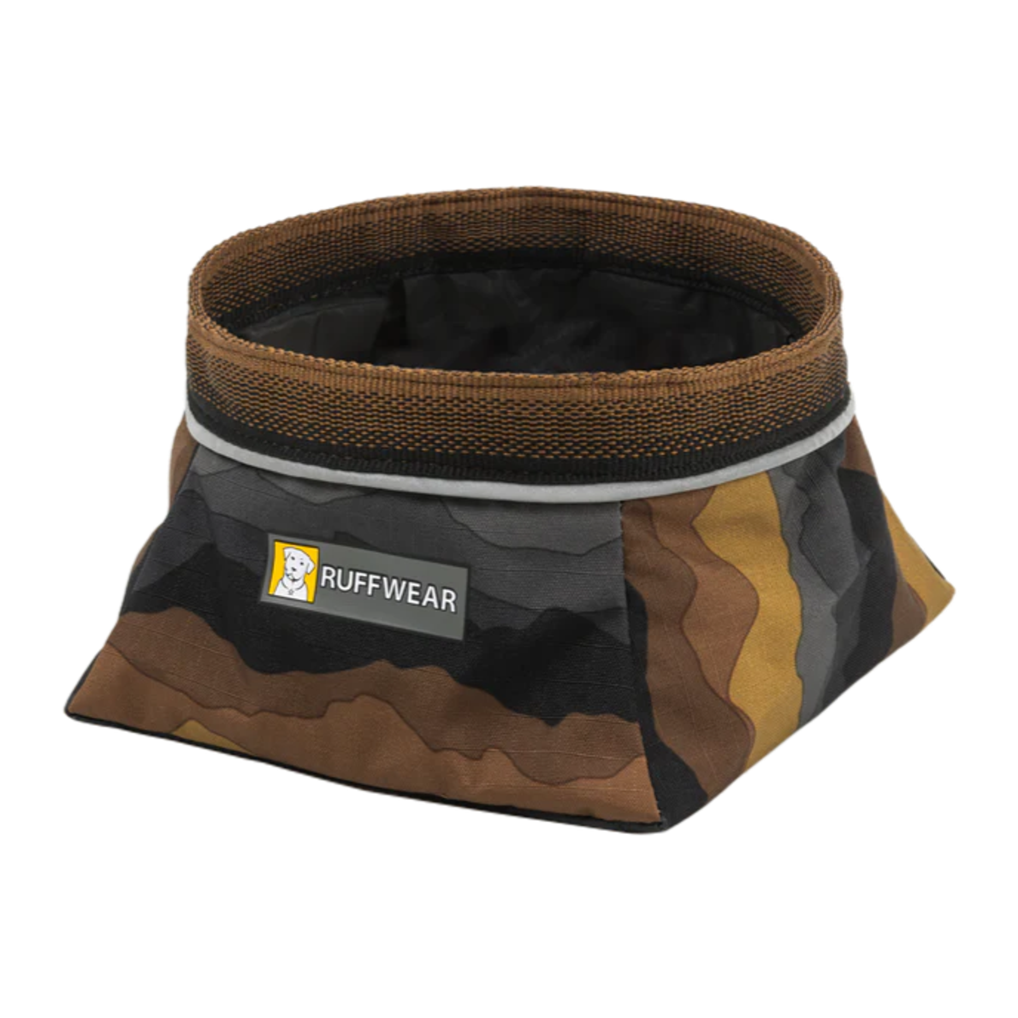 Product image 1 of 4 of RUFFWEAR Quencher Packable Dog Bowl - Moonlight Mountains (Medium)