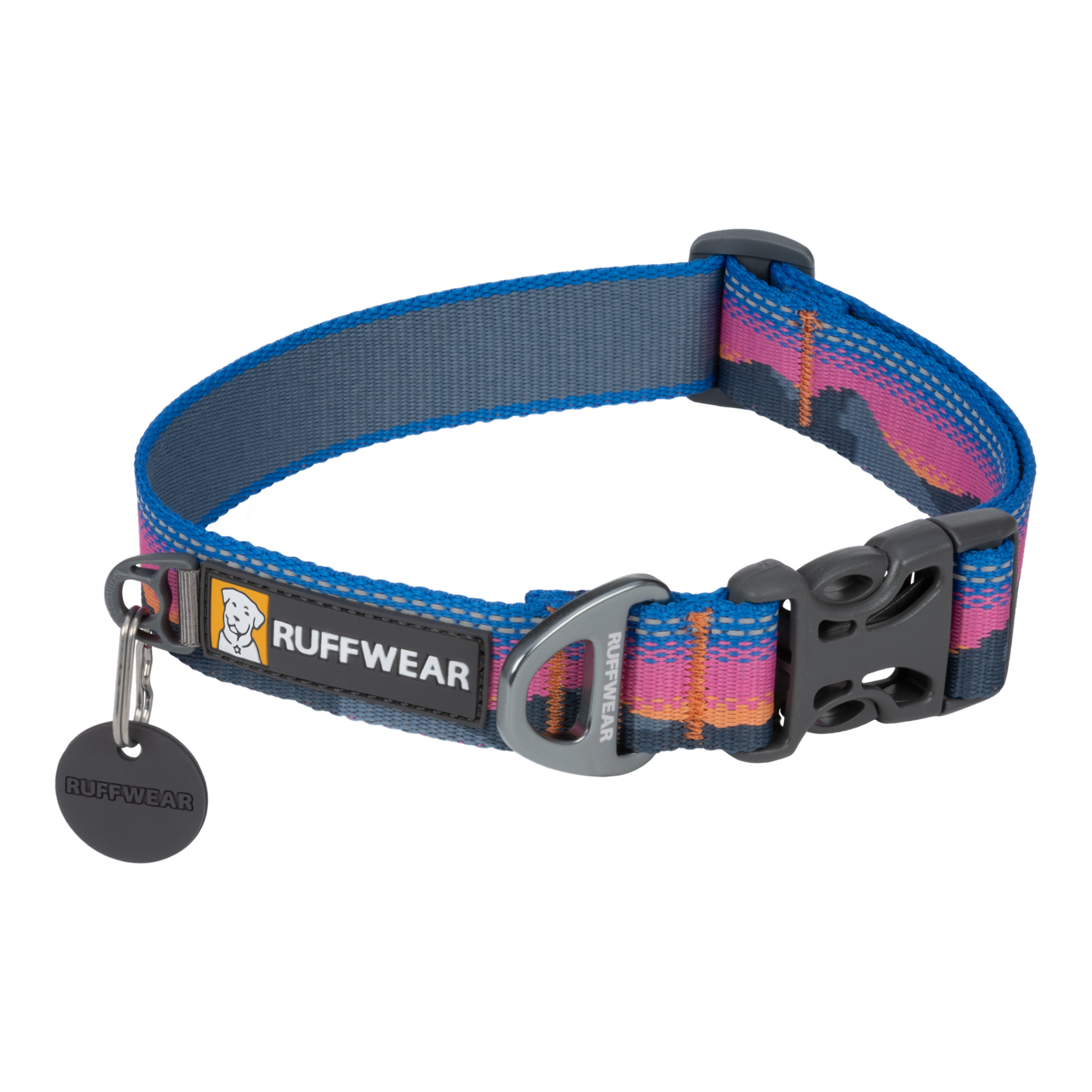 Product image 1 of 7 of RUFFWEAR Crag Reflective Dog Collar - Alpine Dusk
