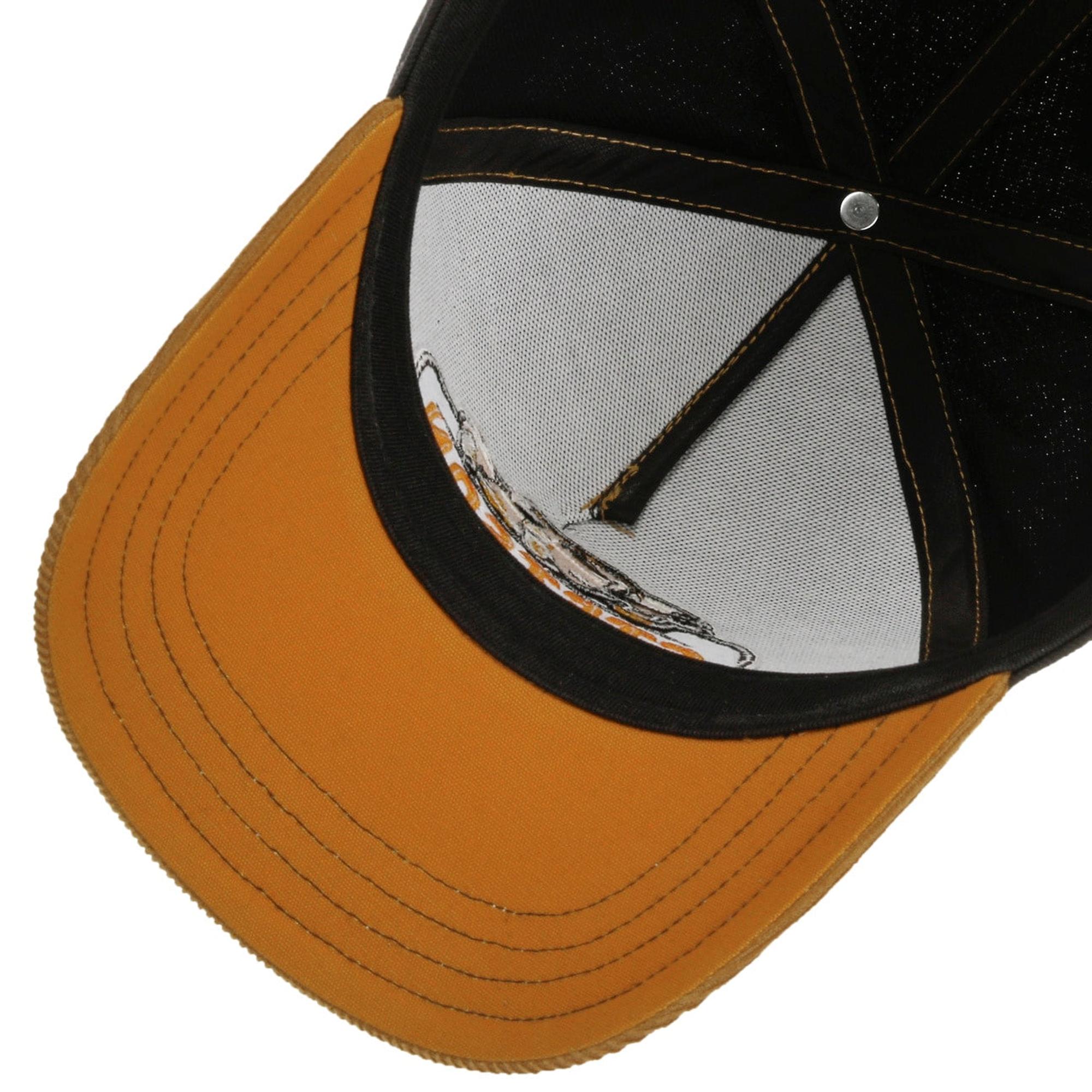 Product image 3 of 5 of Stetson Cord Peak Garage Trucker Cap - Yellow/Black
