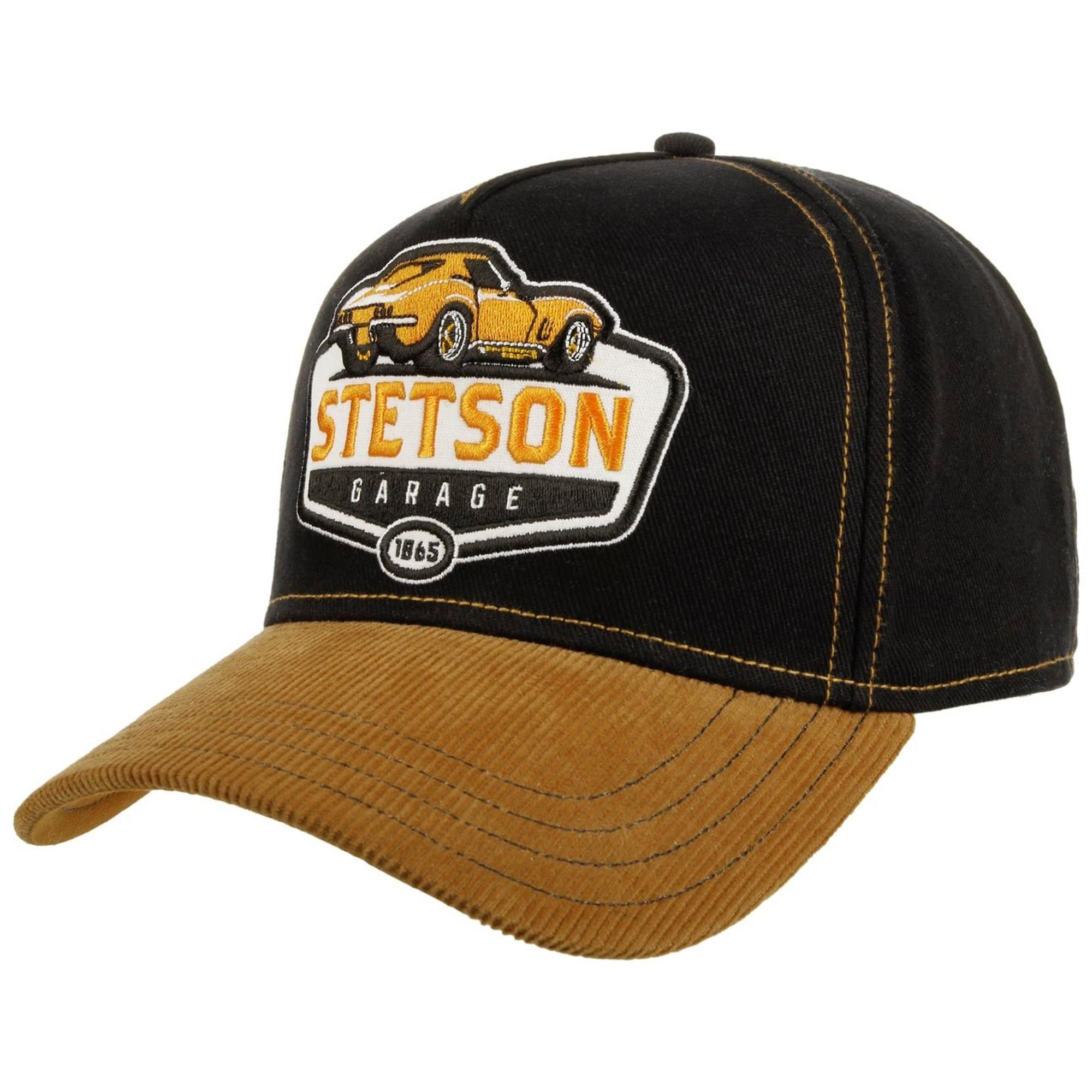 Product image 1 of 5 of Stetson Cord Peak Garage Trucker Cap - Yellow/Black