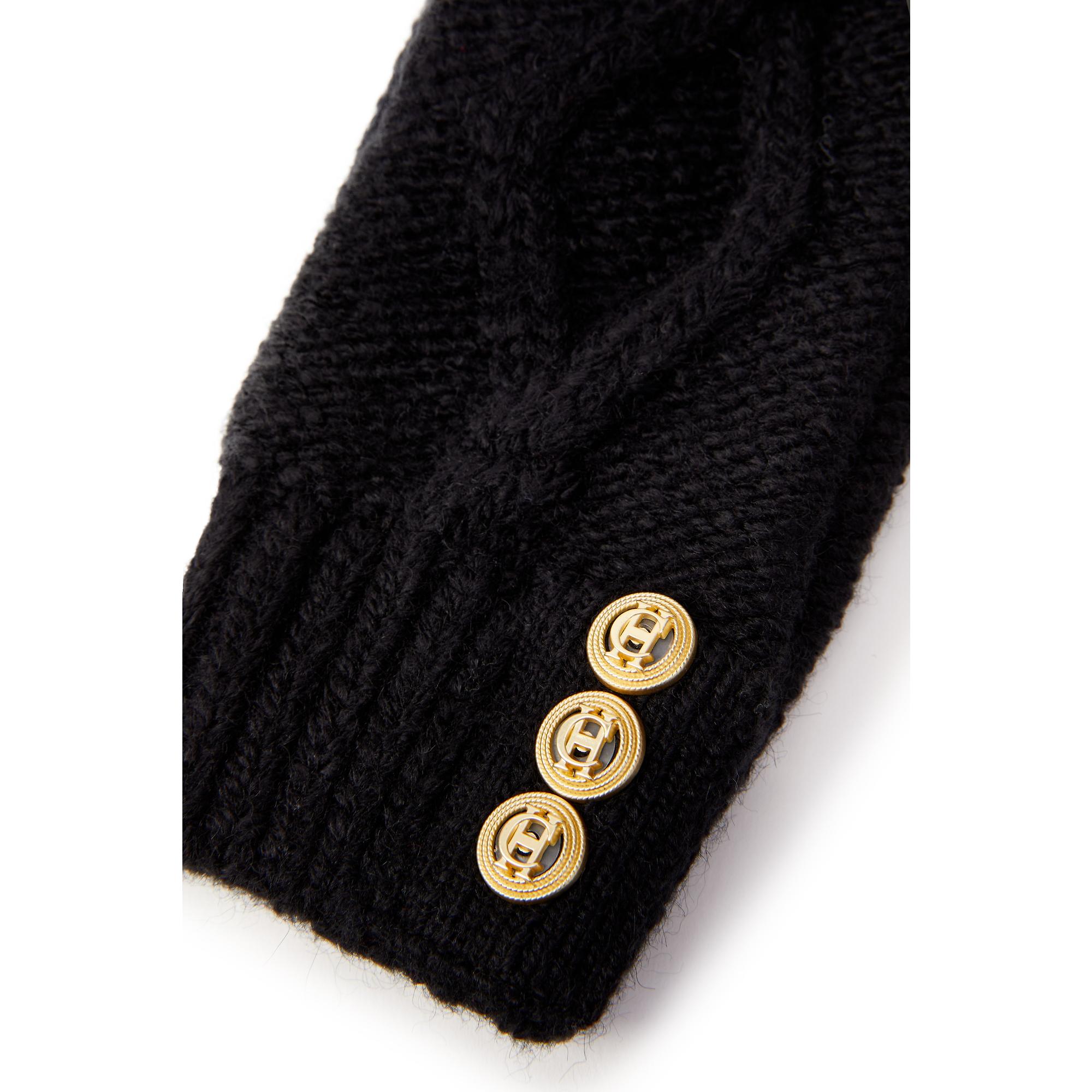 Product image 2 of 3 of Holland Cooper Women's Cortina Fingerless Gloves - Black