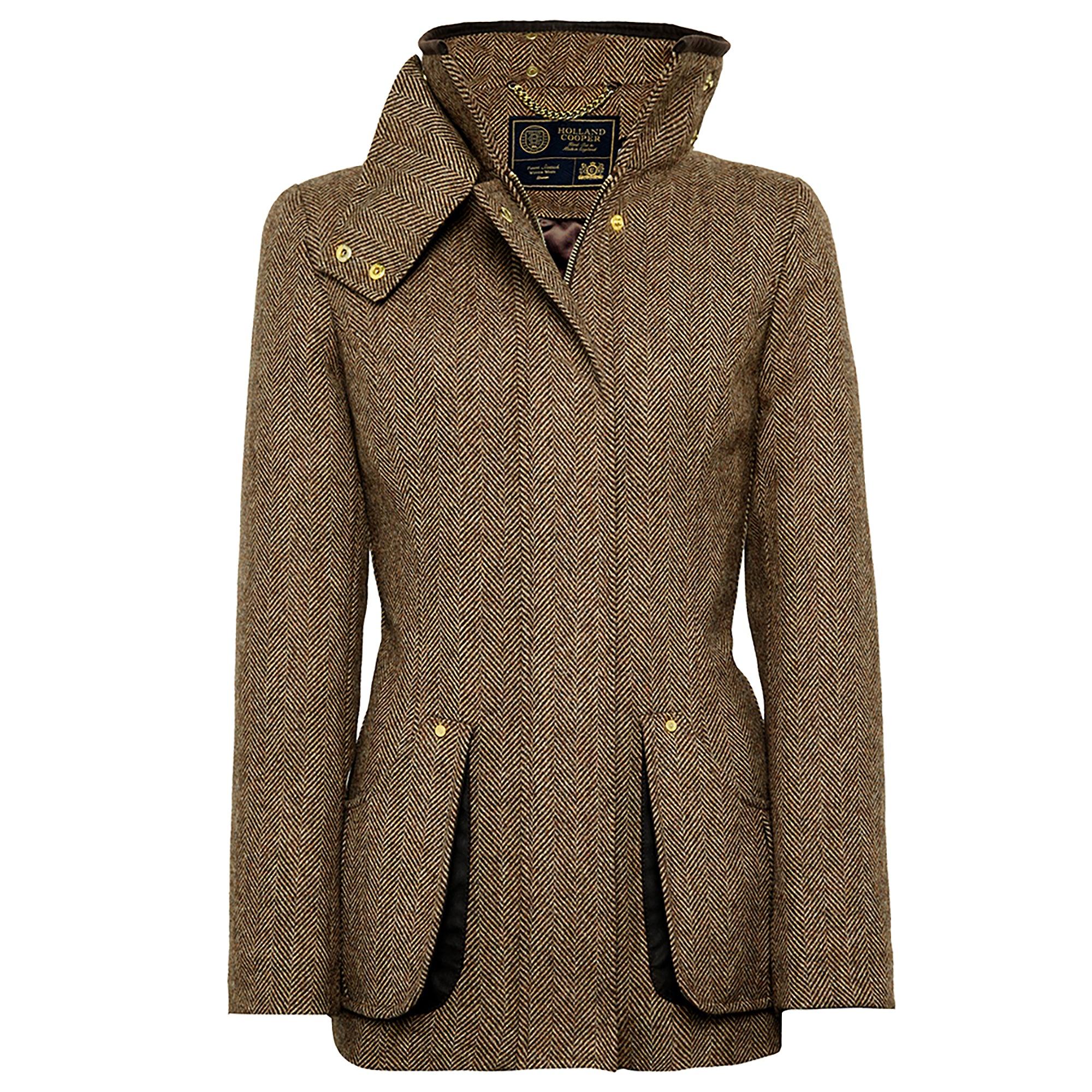 Product image 8 of 12 of Holland Cooper Women's Country Classic Jacket - Large Scale Brown Herringbone