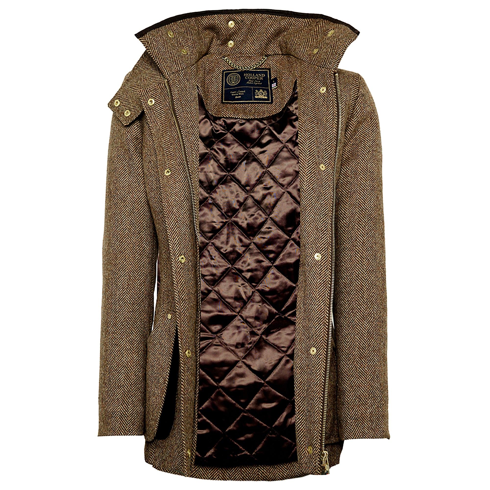 Product image 9 of 12 of Holland Cooper Women's Country Classic Jacket - Large Scale Brown Herringbone
