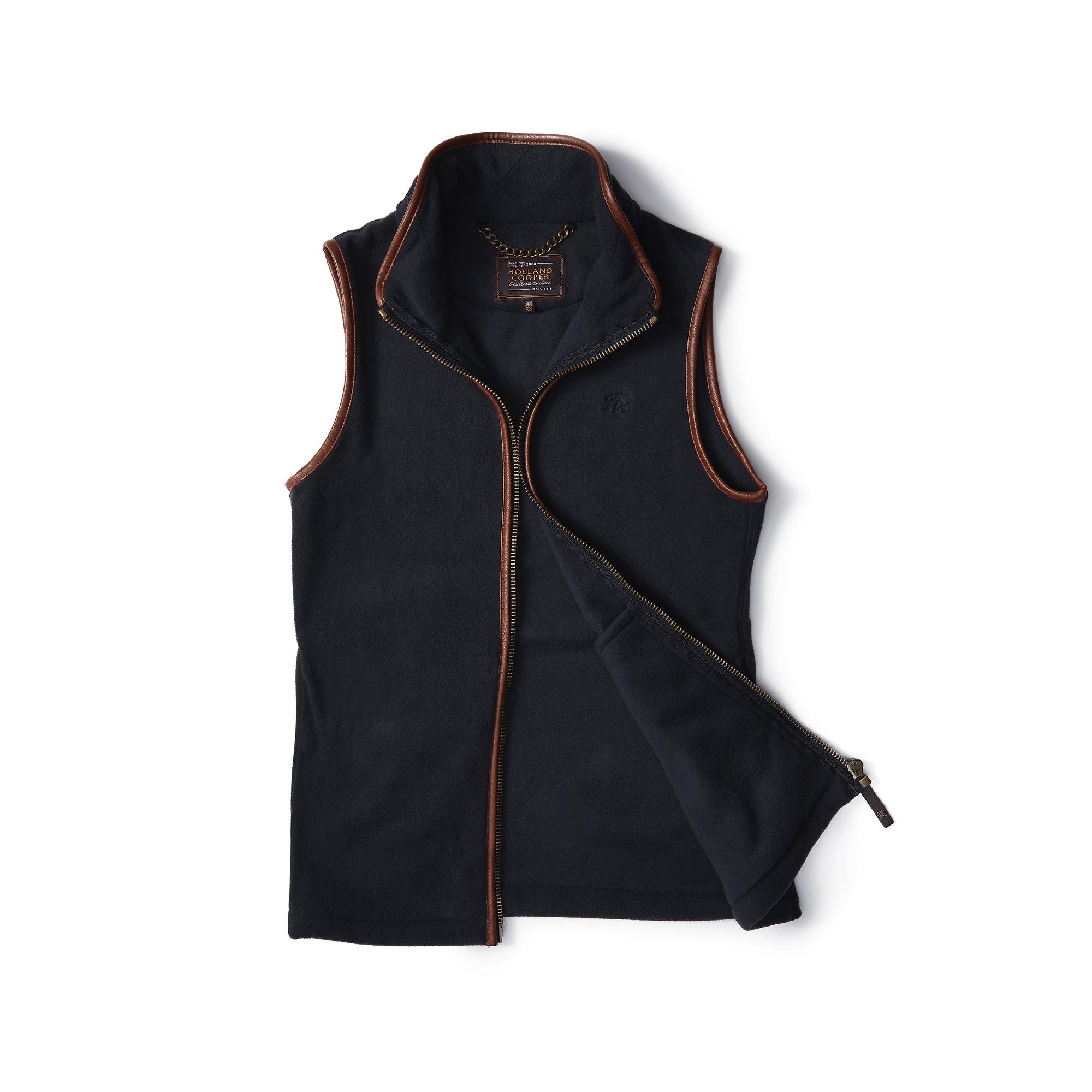 Product image 8 of 10 of Holland Cooper Women's Country Fleece Gilet - Ink Navy