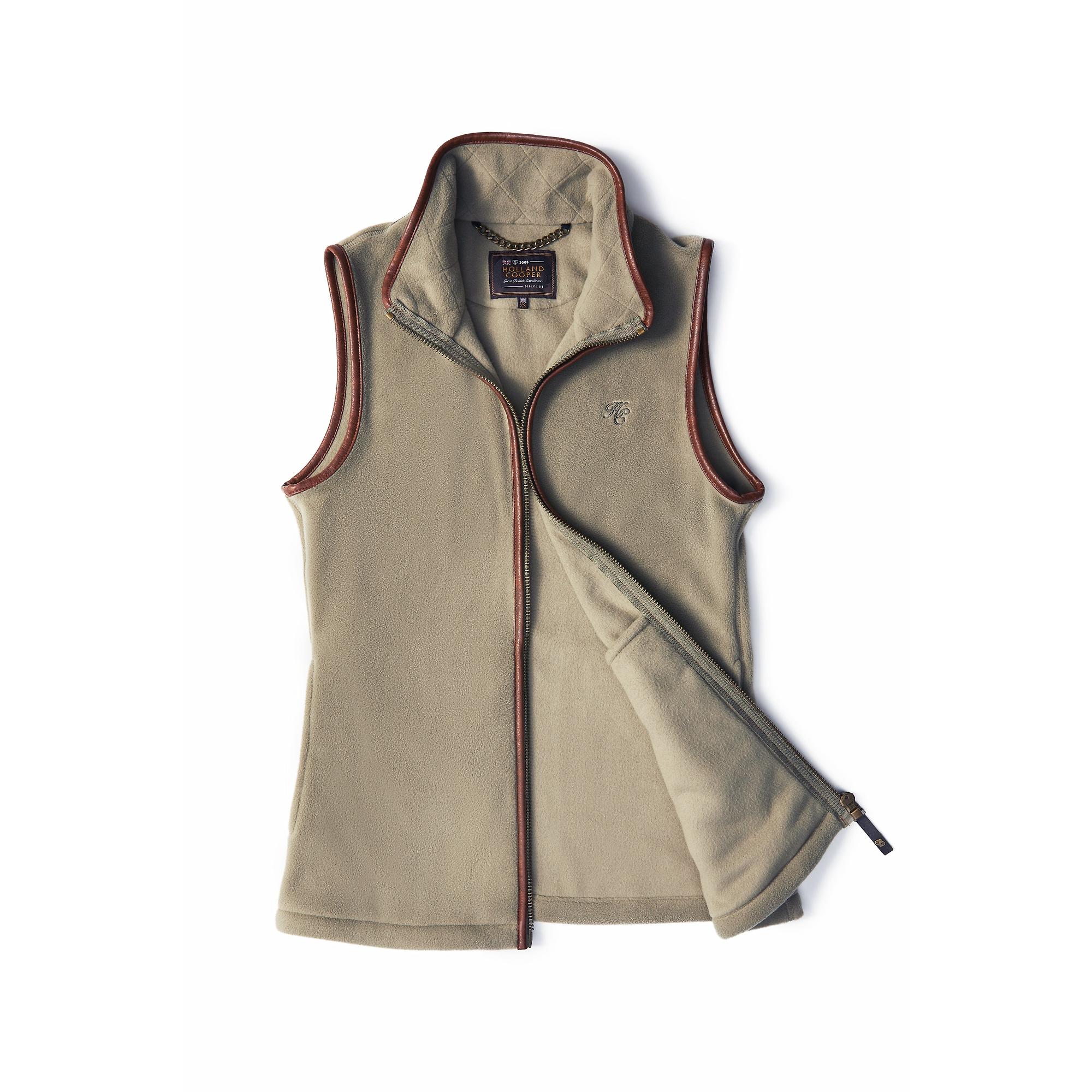Product image 9 of 9 of Holland Cooper Women's Country Fleece Gilet - Sage