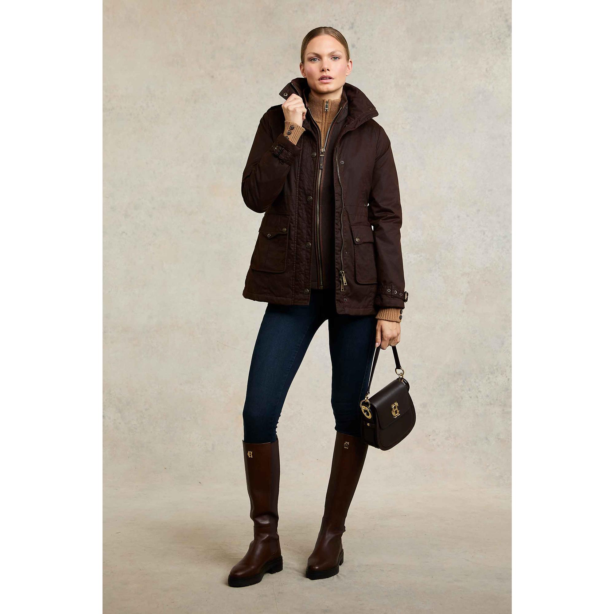 Product image 4 of 9 of Holland Cooper Women's Country Fleece Gilet - Chocolate