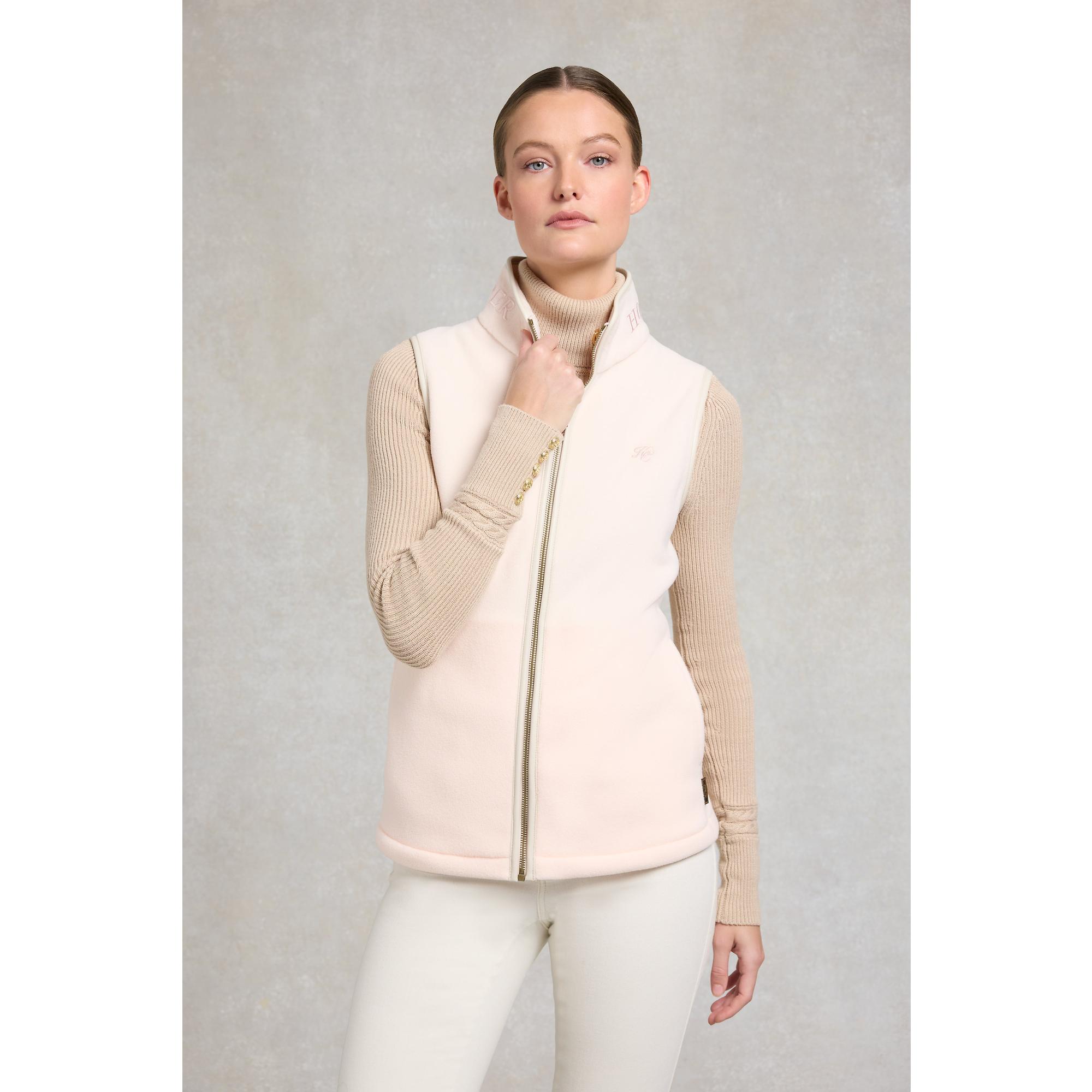 Product image 2 of 8 of Holland Cooper Women's Country Fleece Gilet - Palest Pink