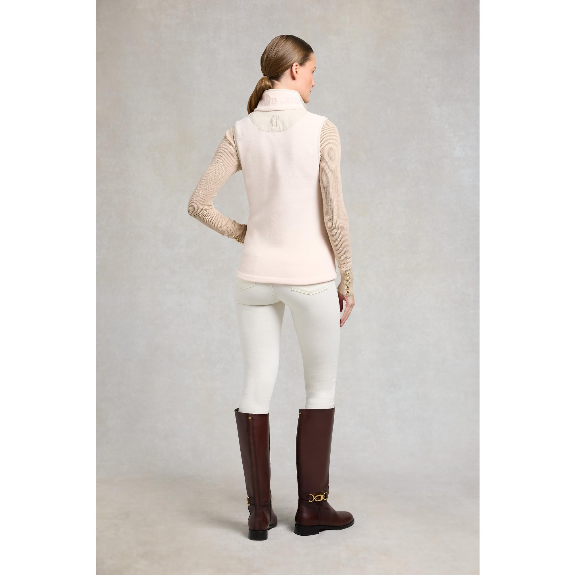 Product image 5 of 8 of Holland Cooper Women's Country Fleece Gilet - Palest Pink
