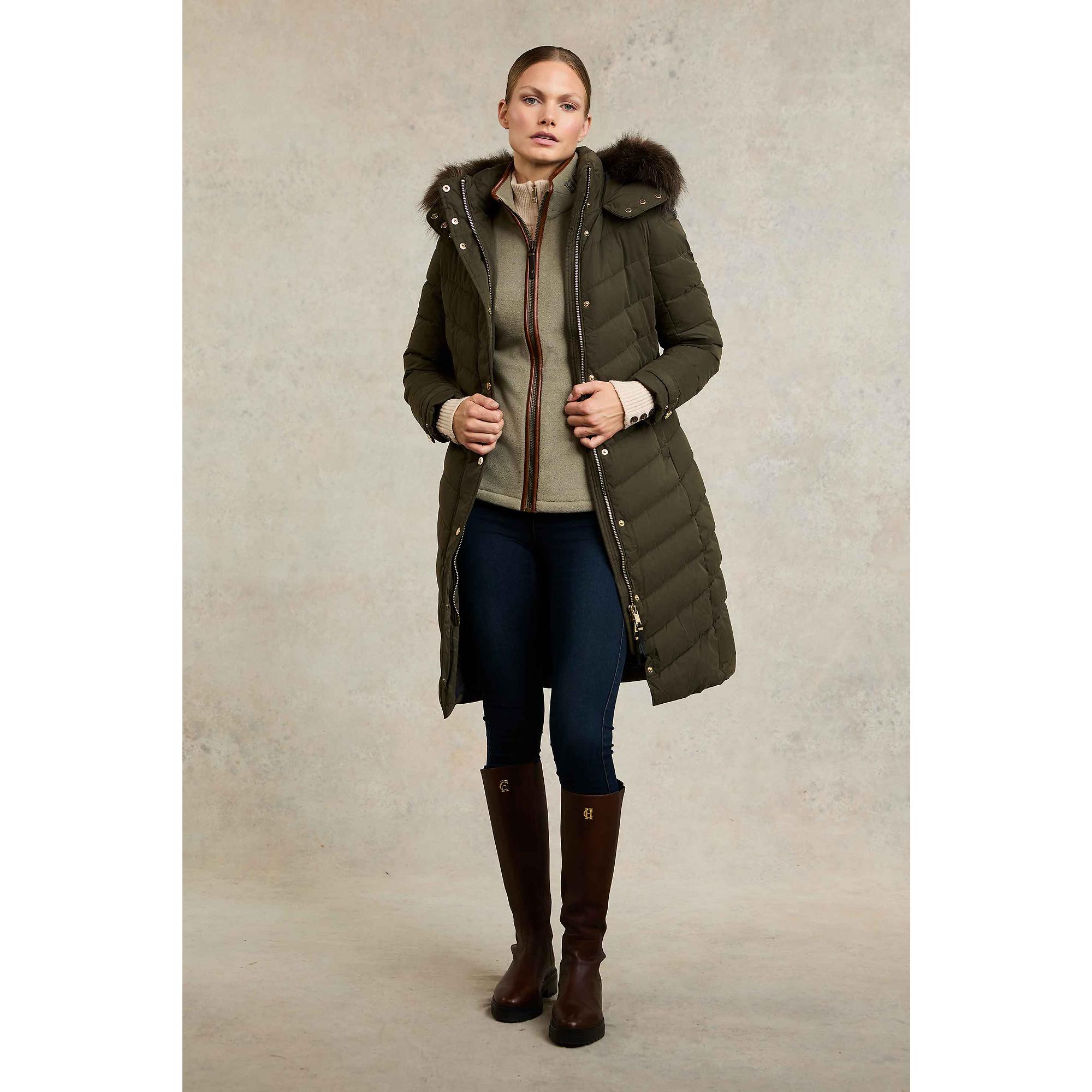 Product image 7 of 9 of Holland Cooper Women's Chamonix Coat - Khaki