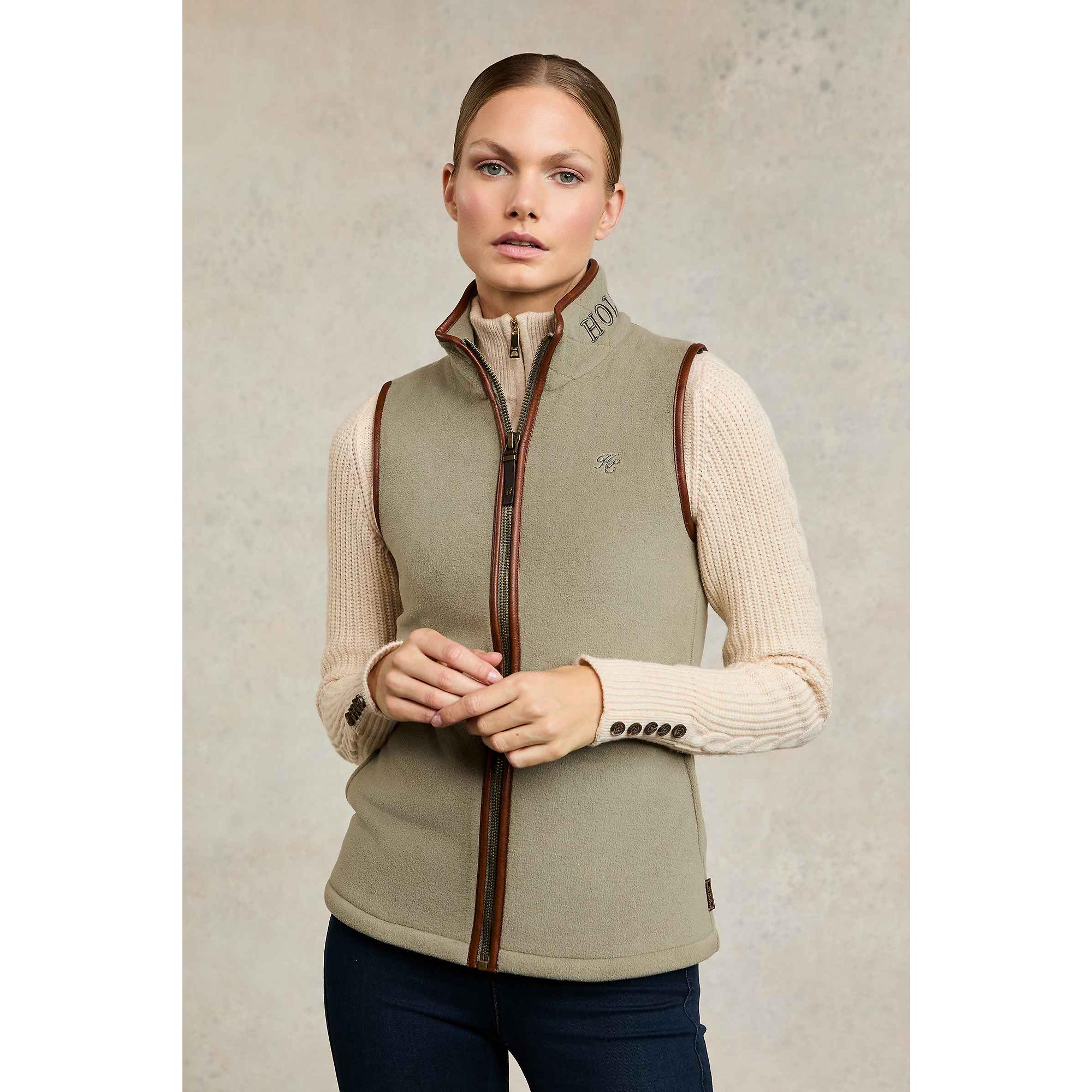 Product image 2 of 9 of Holland Cooper Women's Country Fleece Gilet - Sage