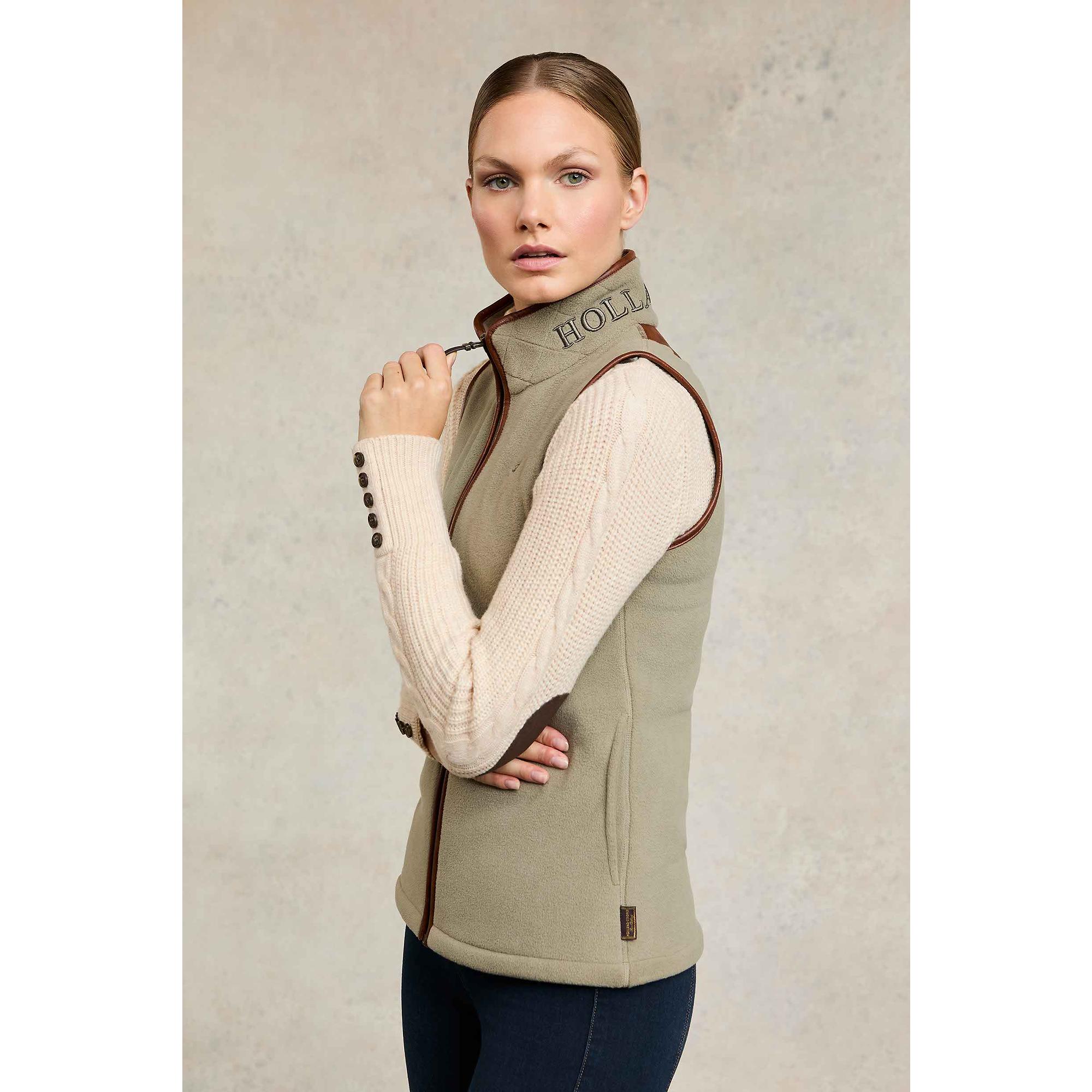 Product image 7 of 9 of Holland Cooper Women's Country Fleece Gilet - Sage