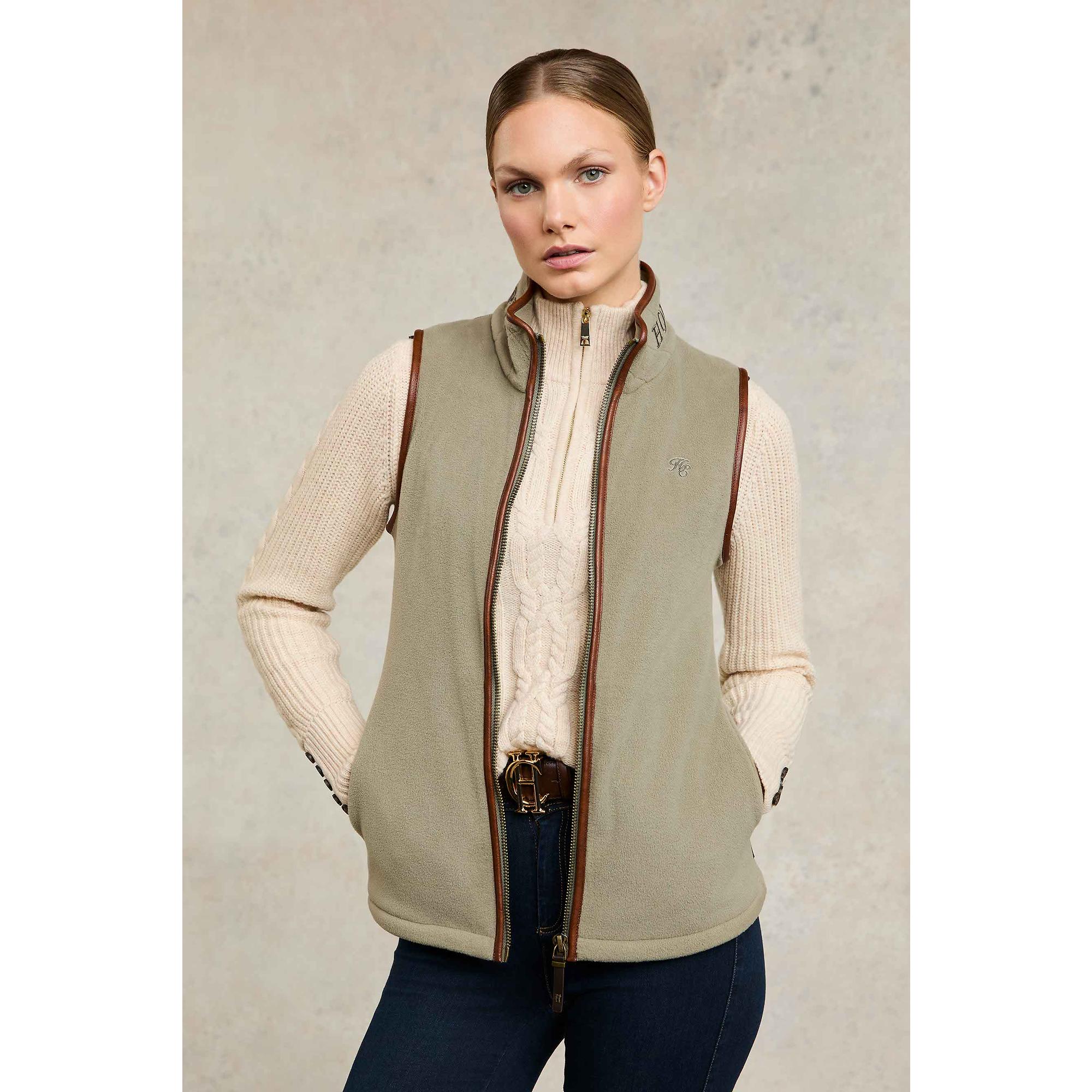 Product image 4 of 9 of Holland Cooper Women's Country Fleece Gilet - Sage