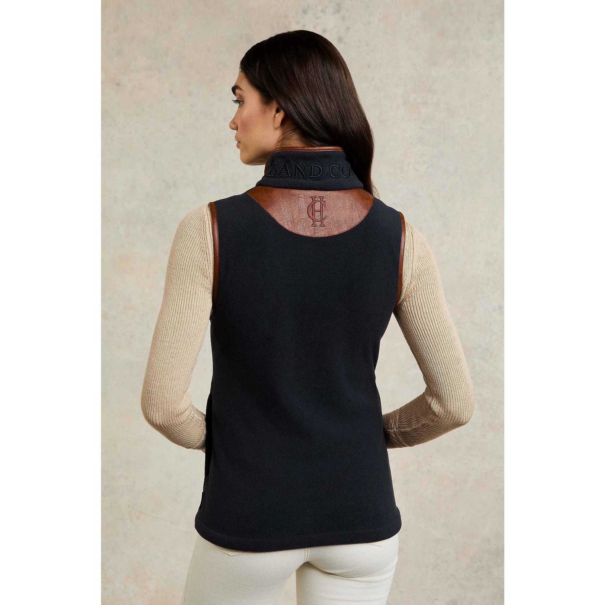 Product image 7 of 10 of Holland Cooper Women's Country Fleece Gilet - Ink Navy