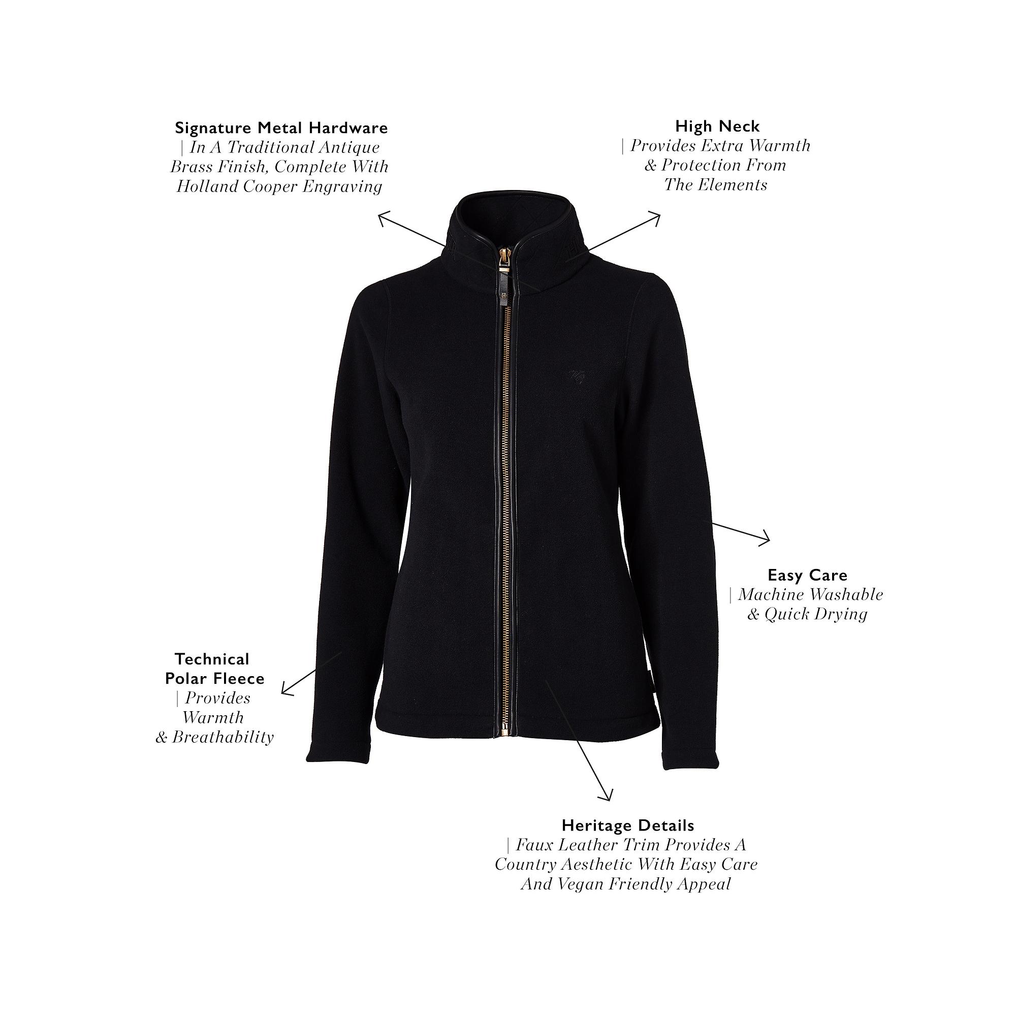 Product image 8 of 8 of Holland Cooper Women's Country Fleece Jacket - Black