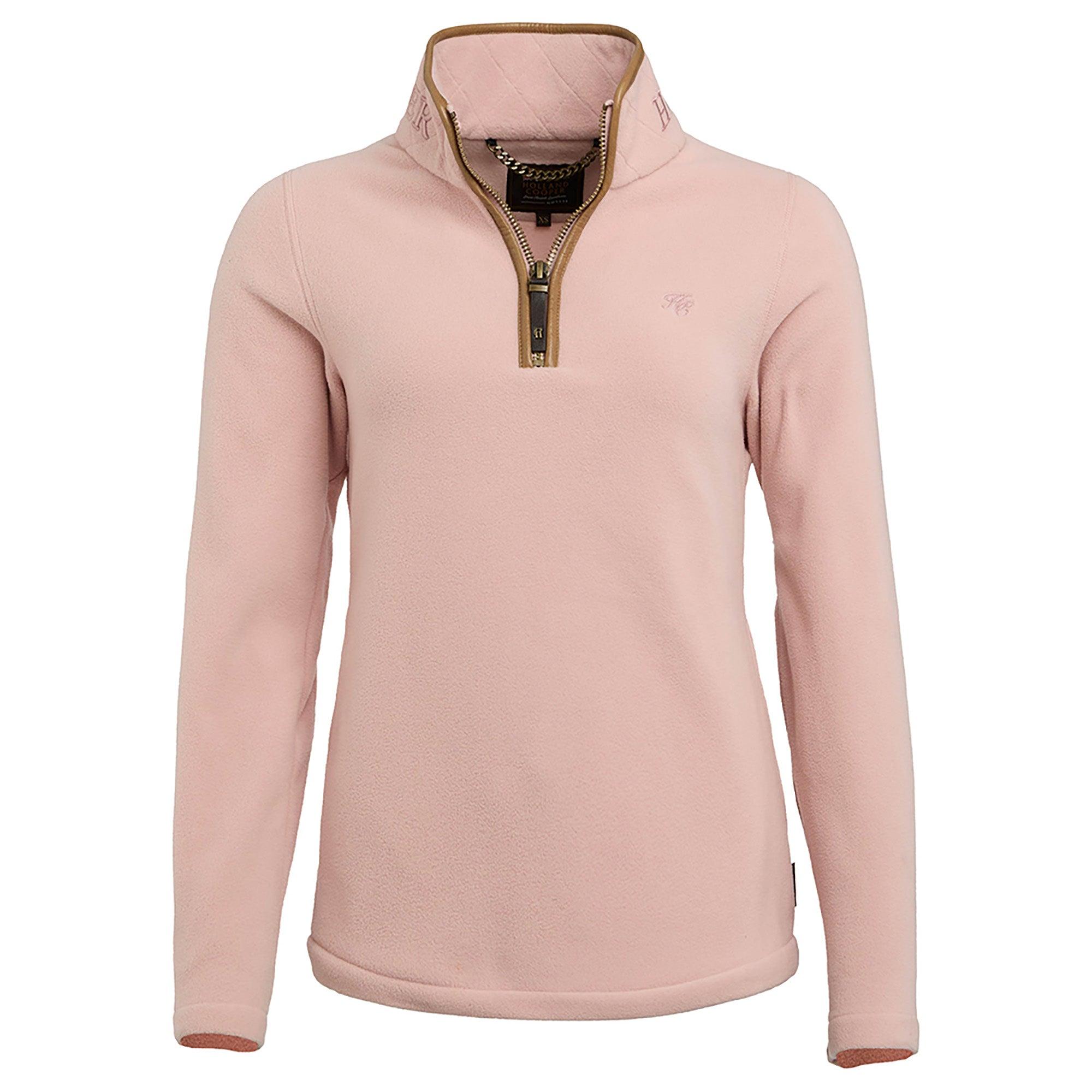 Product image 1 of 7 of Holland Cooper Women's Country Fleece Quarter Zip - Soft Pink