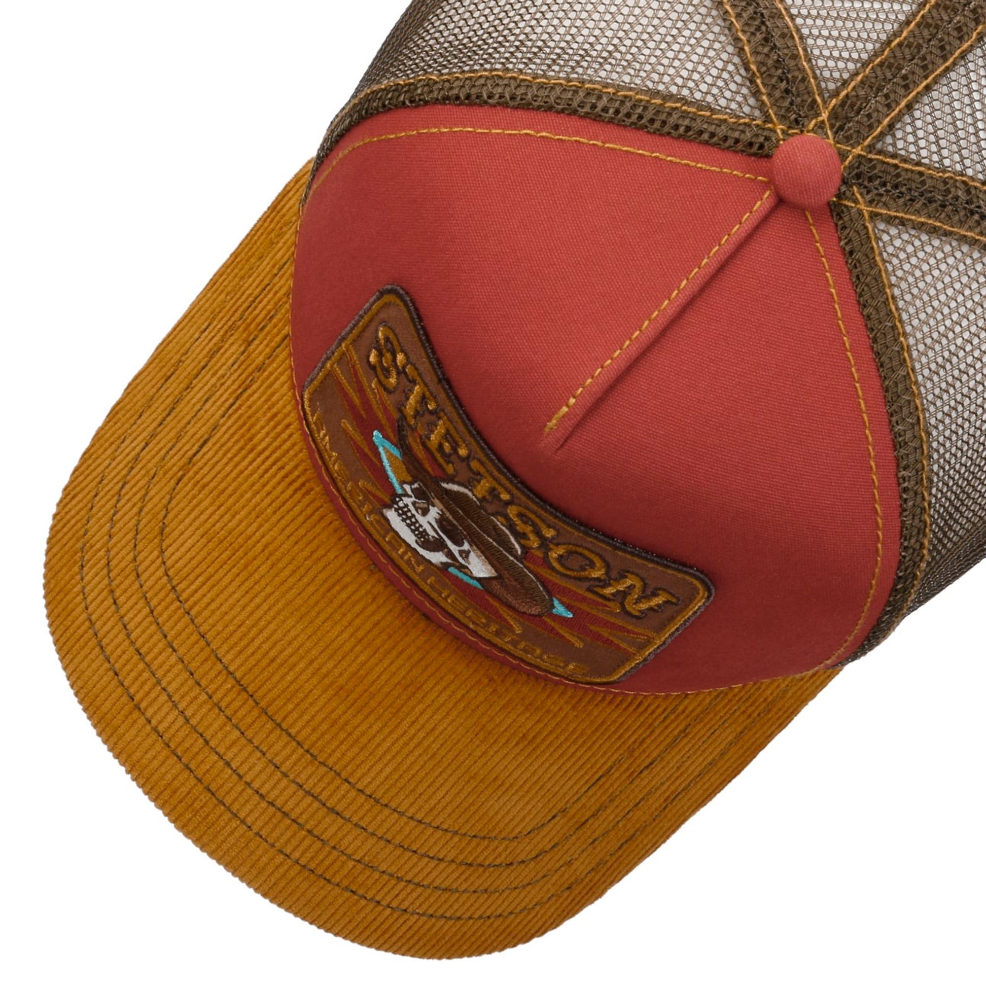 Product image 2 of 6 of Stetson Cowboy Skull Trucker Cap - Red