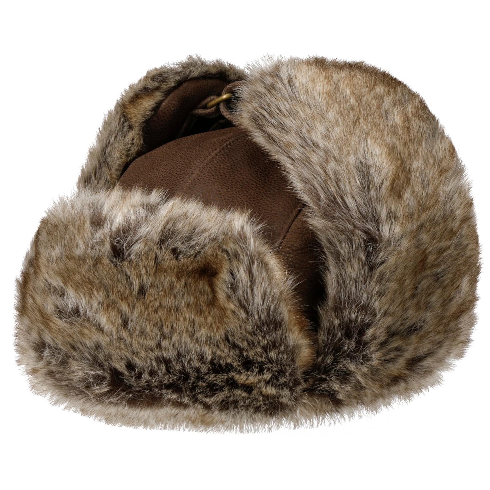 Product image 7 of 9 of Stetson Cowhide Bomber Aviator Hat - Brown/Black