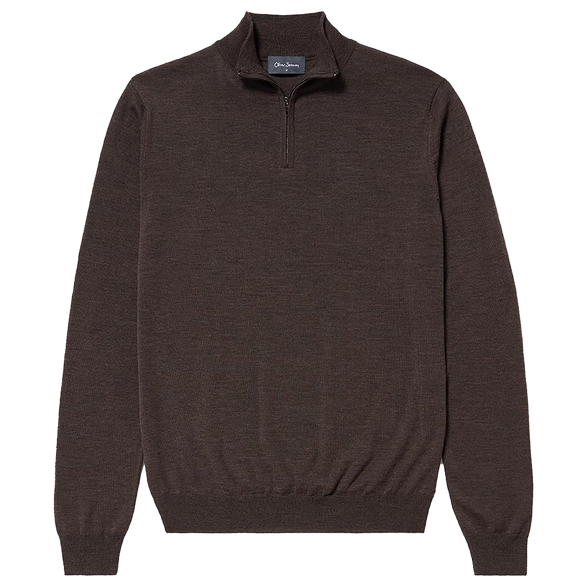 Product image 1 of 6 of Oliver Sweeney Men's Curragh Jumper - Chocolate