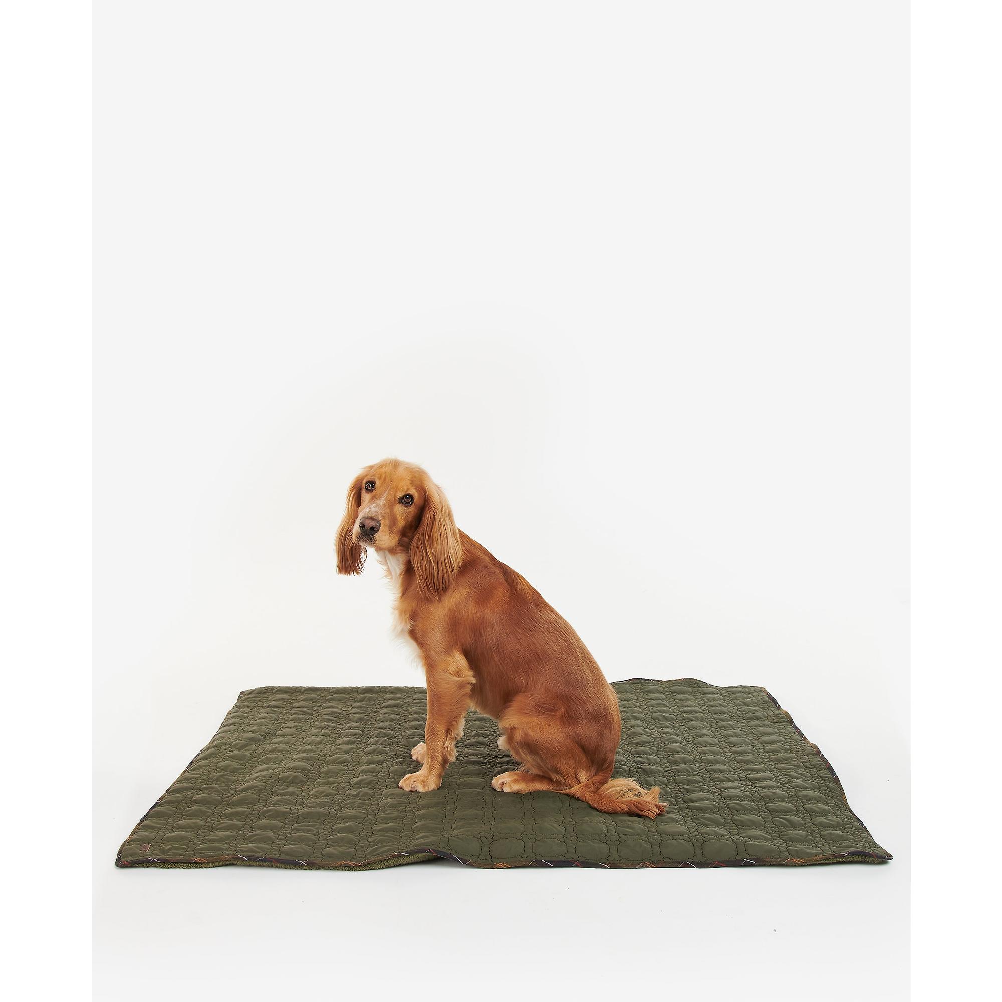 Product image 8 of 9 of Barbour Dog Bone Quilted Blanket - Dark Olive