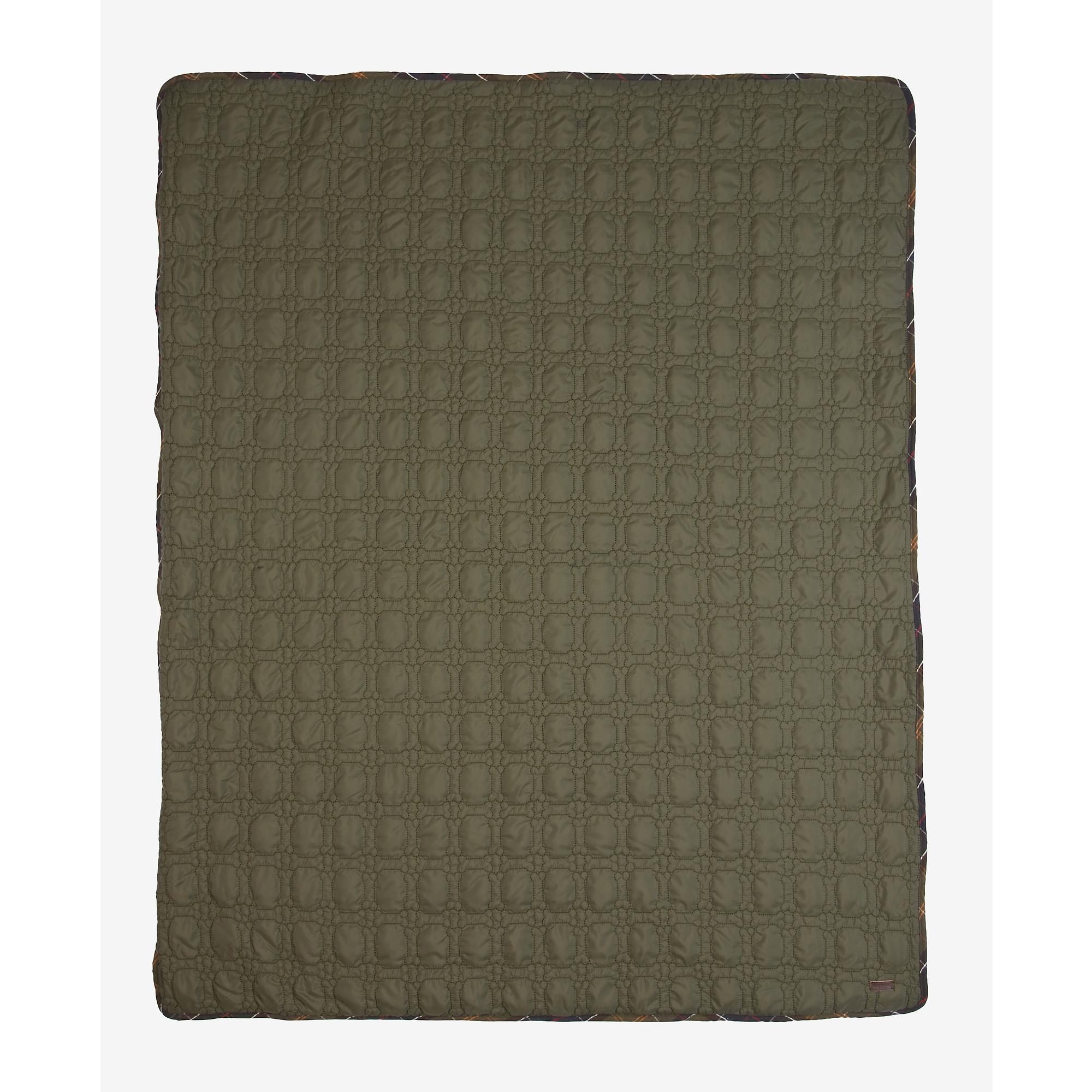 Product image 7 of 9 of Barbour Dog Bone Quilted Blanket - Dark Olive