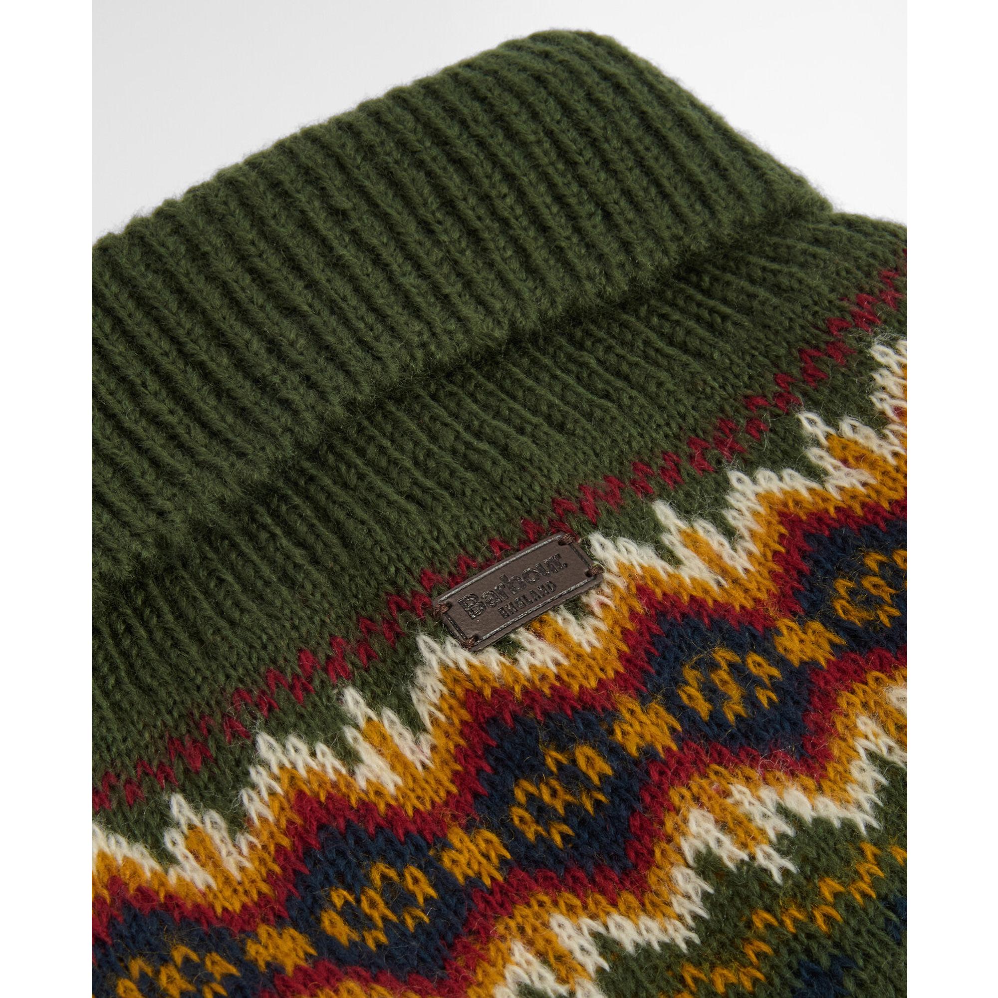 Product image 6 of 8 of Barbour Case Fair Isle Dog Gift Set - Olive