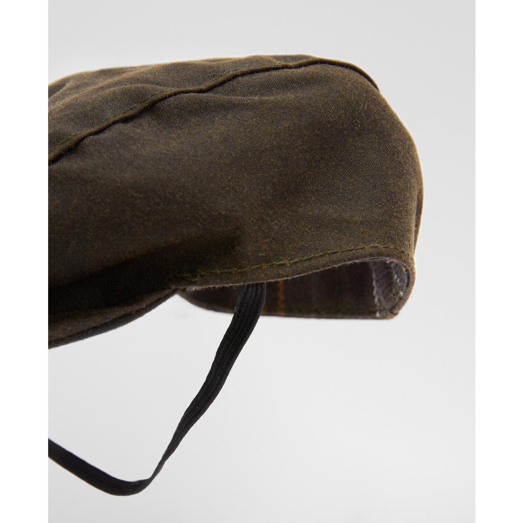 Product image 8 of 10 of Barbour Dog Wax Flat Cap - Olive