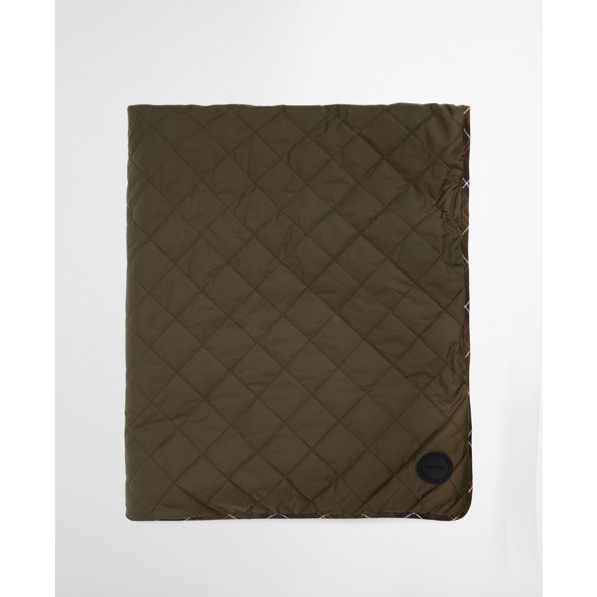 Product image 3 of 6 of Barbour Dog Quilt & Fleece Blanket - Olive