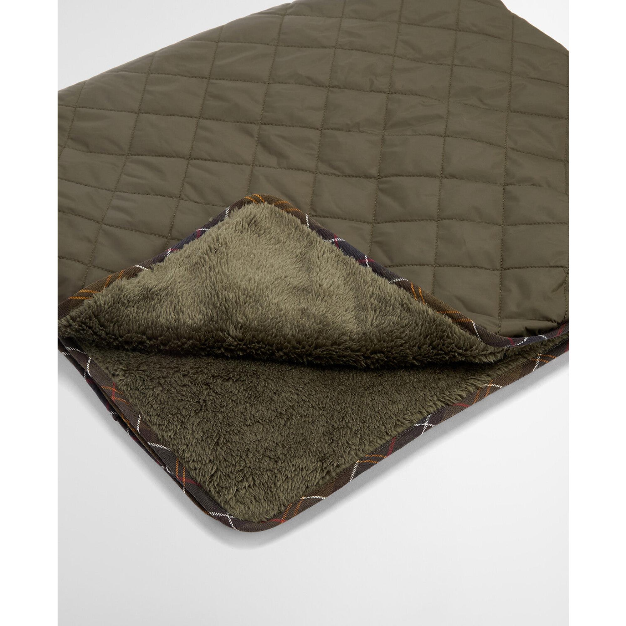 Product image 5 of 6 of Barbour Dog Quilt & Fleece Blanket - Olive