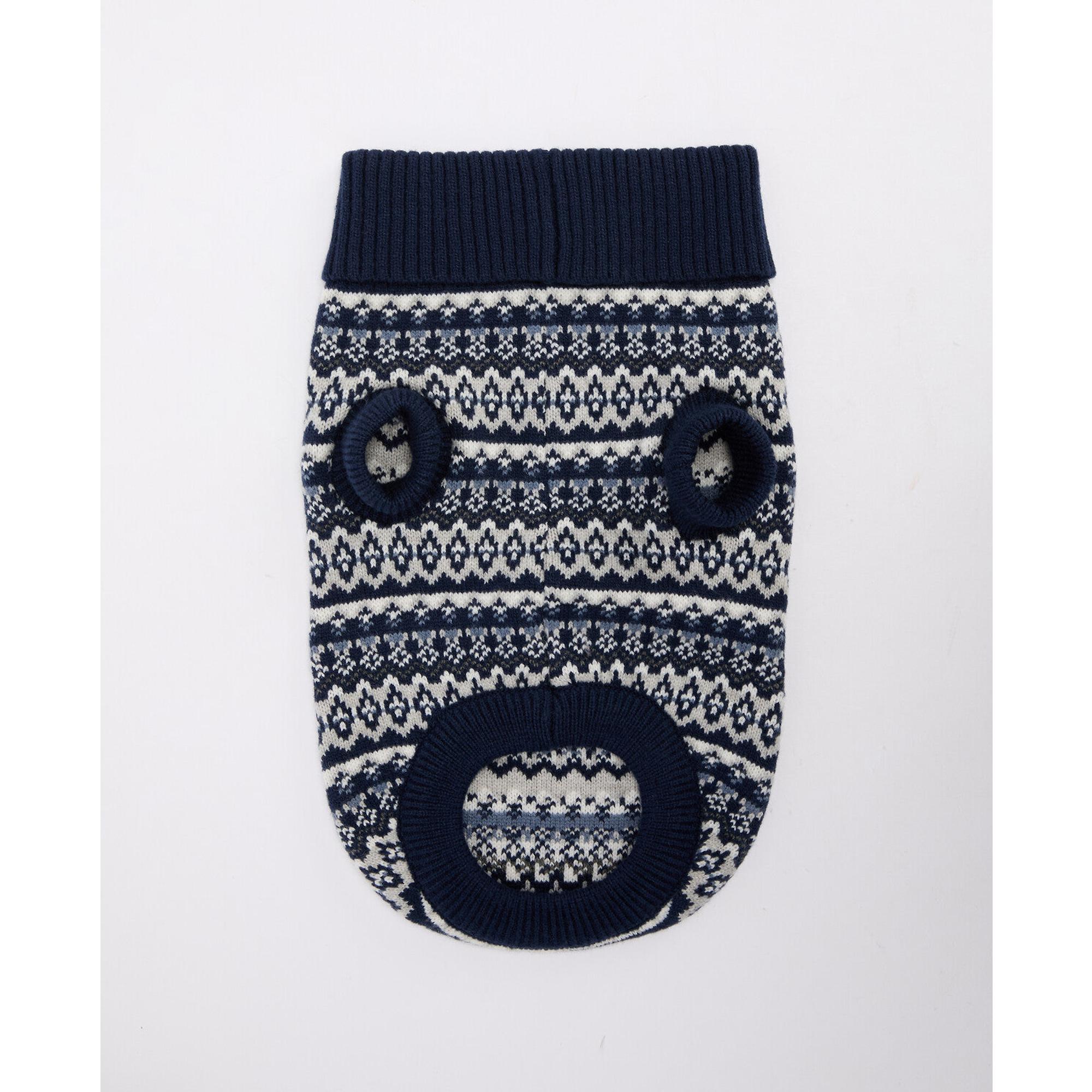 Product image 3 of 5 of Barbour Marlow Fair Isle Dog Jumper - Navy