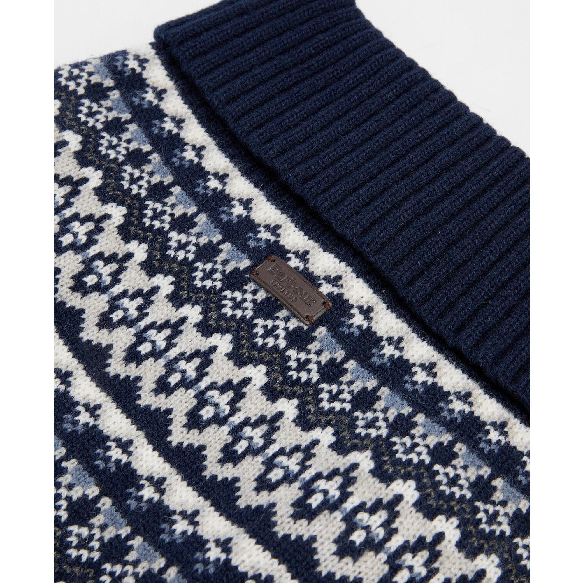 Product image 4 of 5 of Barbour Marlow Fair Isle Dog Jumper - Navy