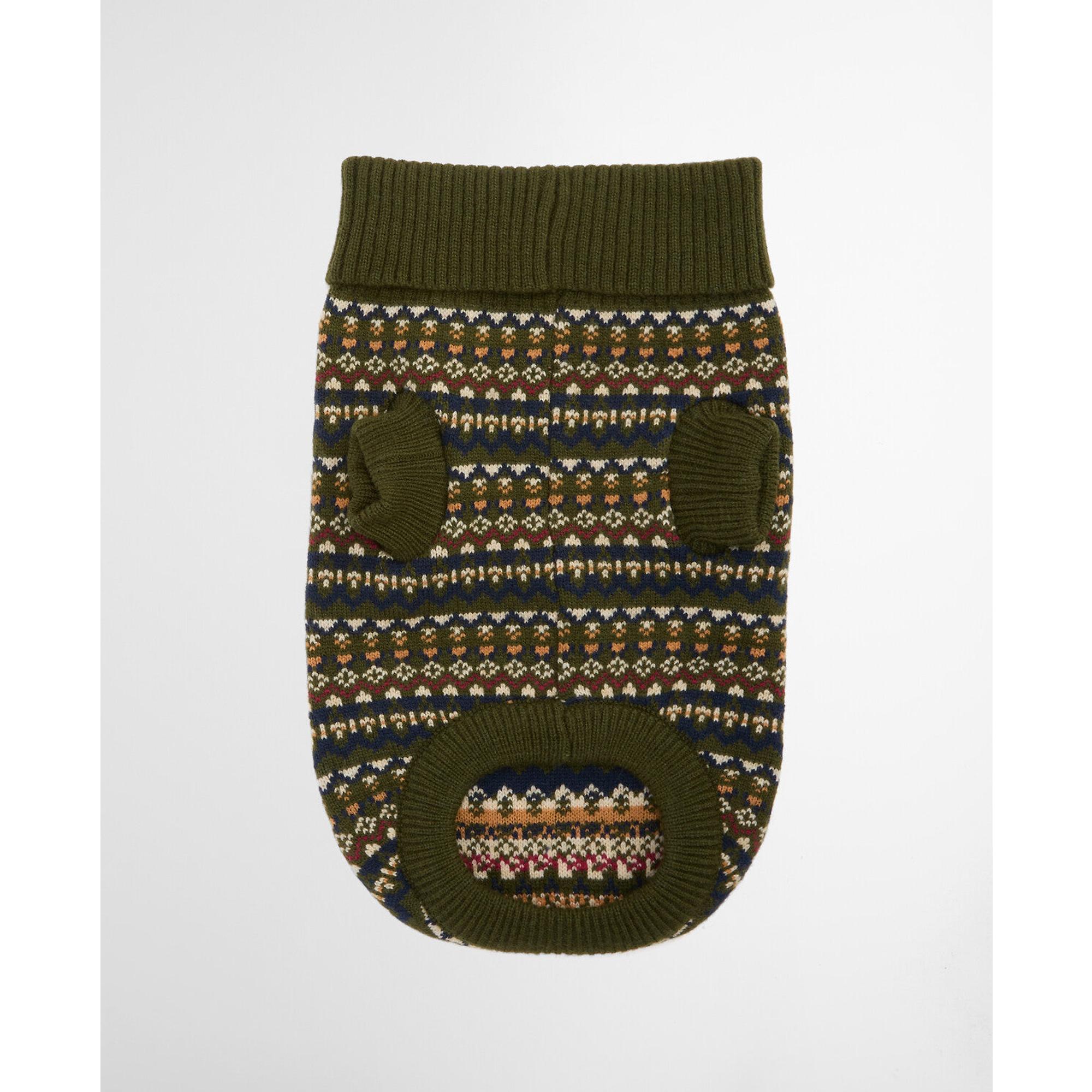 Product image 3 of 4 of Barbour Marlow Fair Isle Dog Jumper - Olive