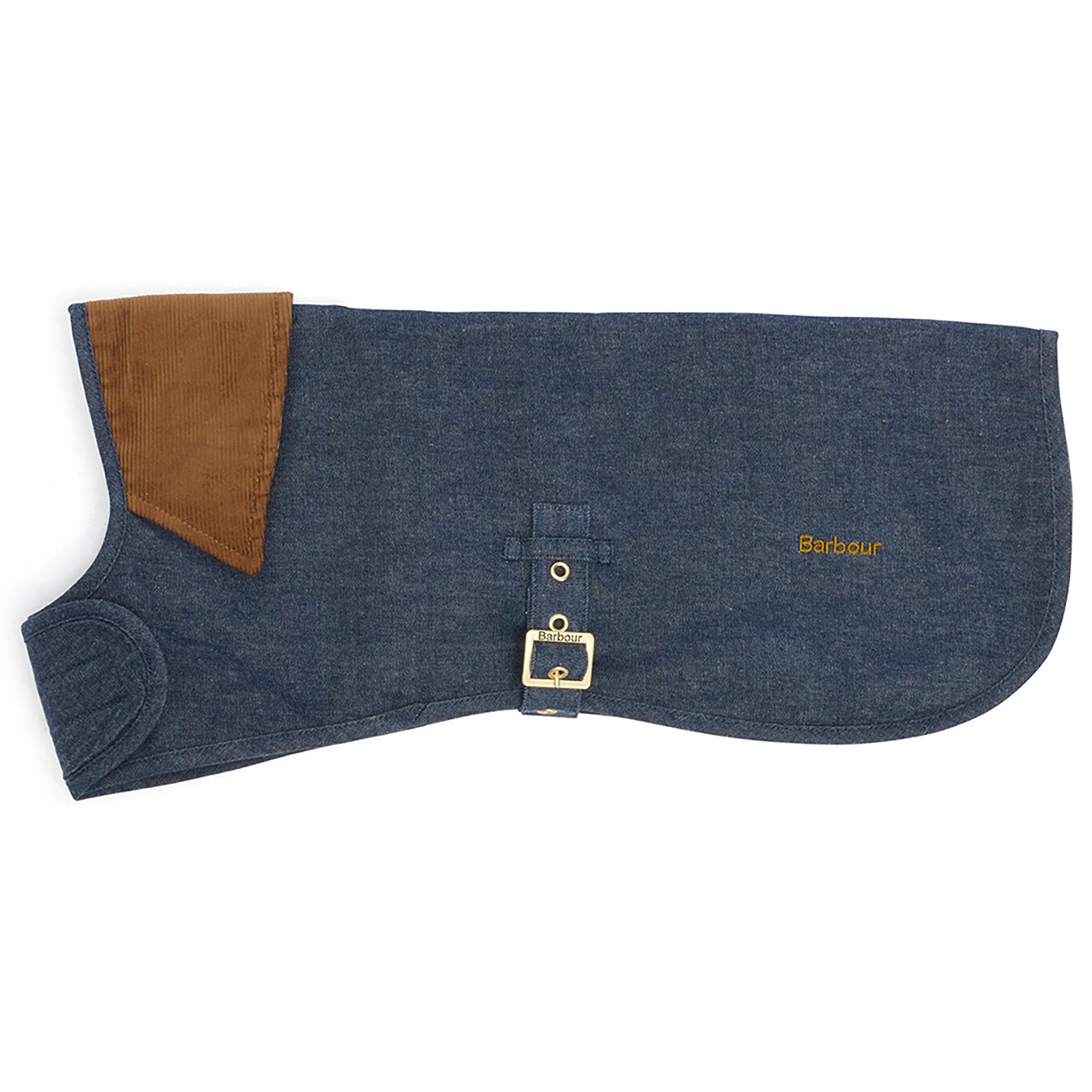 Product image 1 of 8 of Barbour Denim Drywax Dog Coat - Indigo