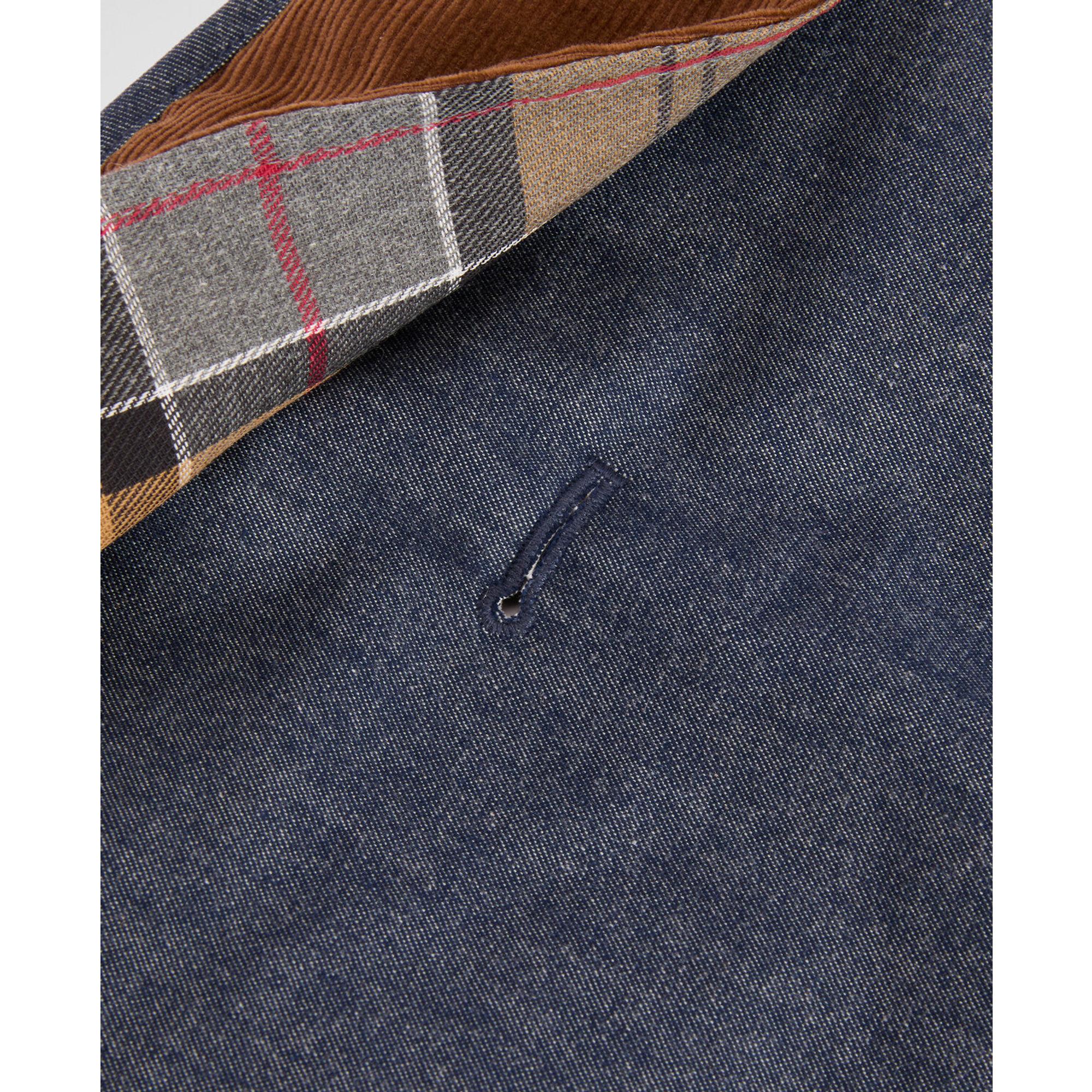 Product image 6 of 8 of Barbour Denim Drywax Dog Coat - Indigo