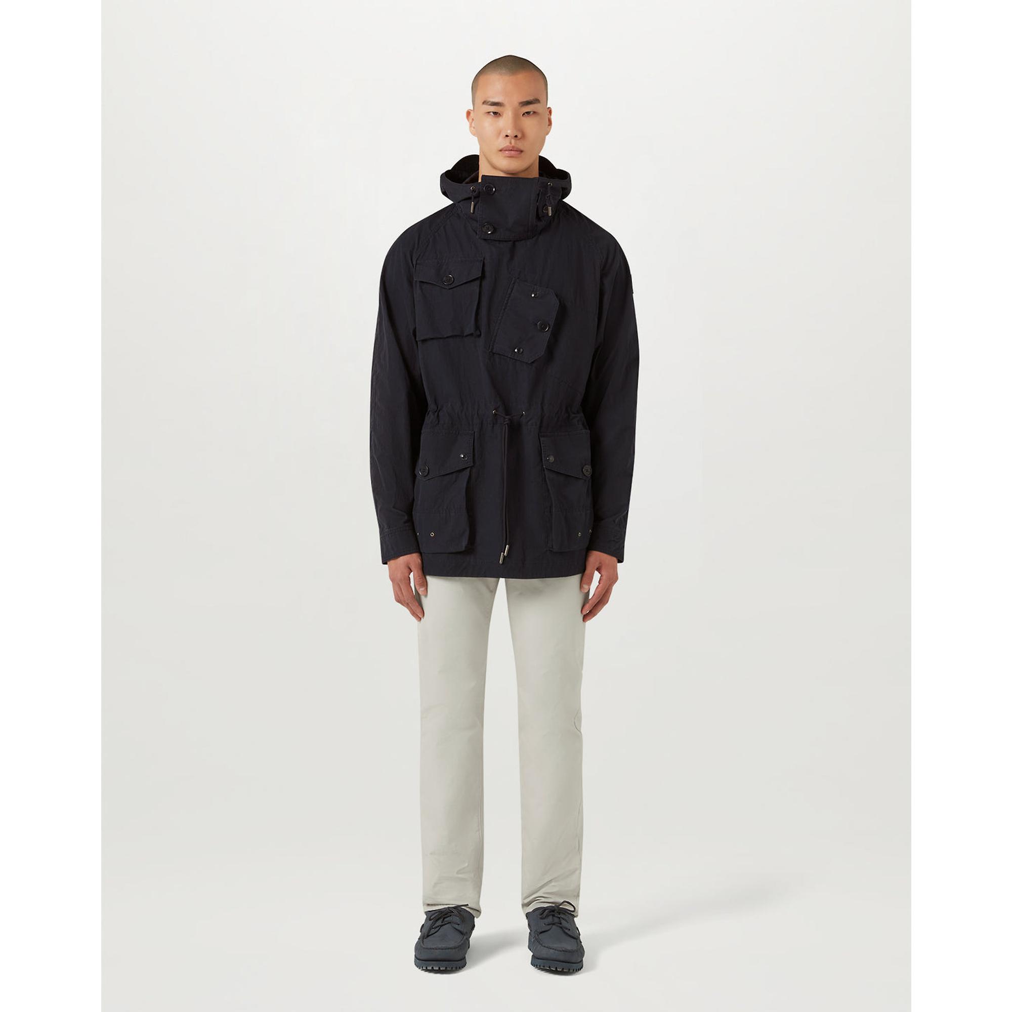 Product image 8 of 9 of Belstaff Men's Military Poplin Deck Smock Jacket - Dark Ink