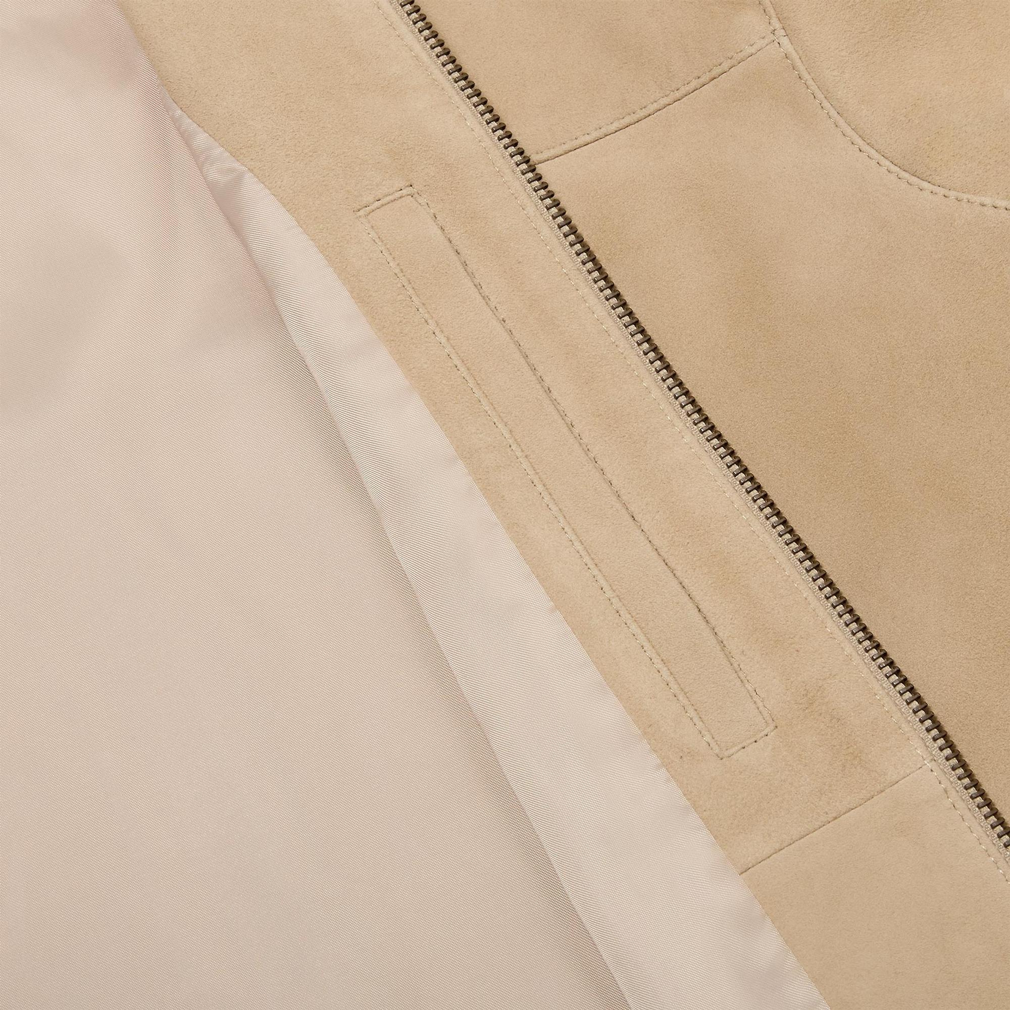 Product image 9 of 11 of Oliver Sweeney Men's Dimson Suede Biker Jacket - Sand
